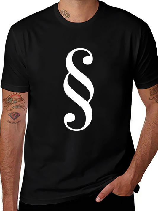 Paragraph Symbol Black T-Shirt
