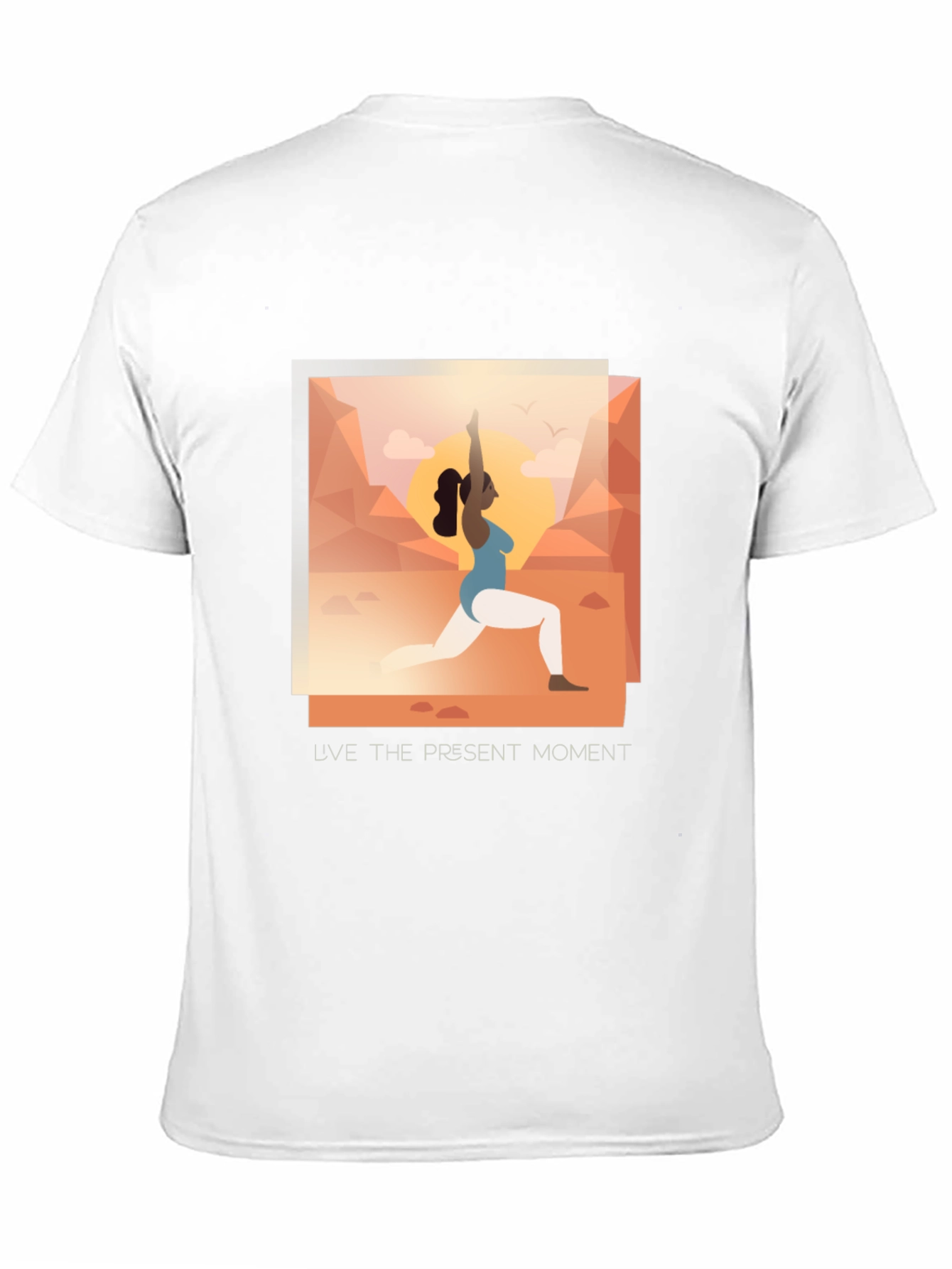 Yoga Present Moment Graphic Tee - Unisex