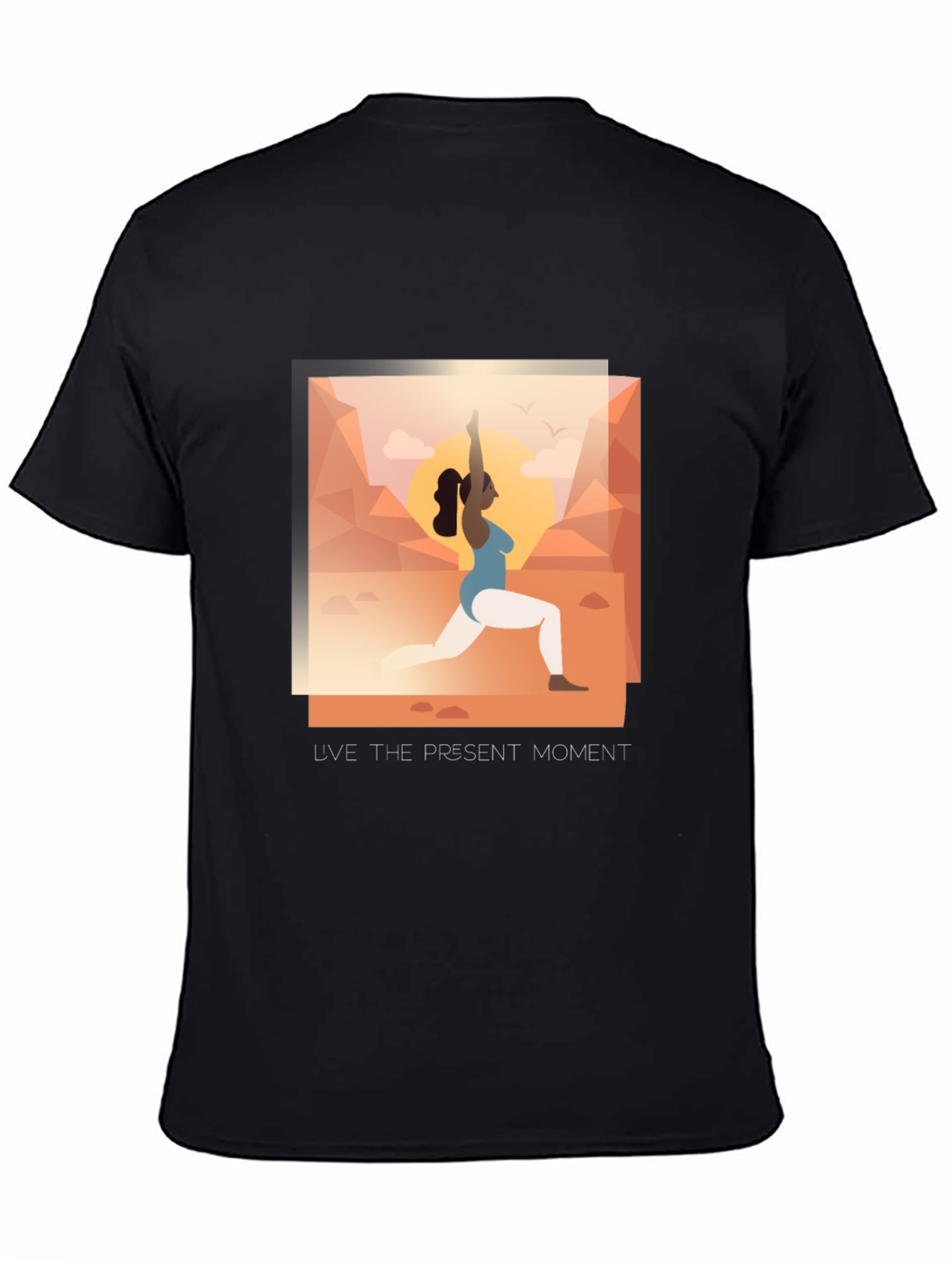 Yoga Present Moment Graphic Tee - Unisex