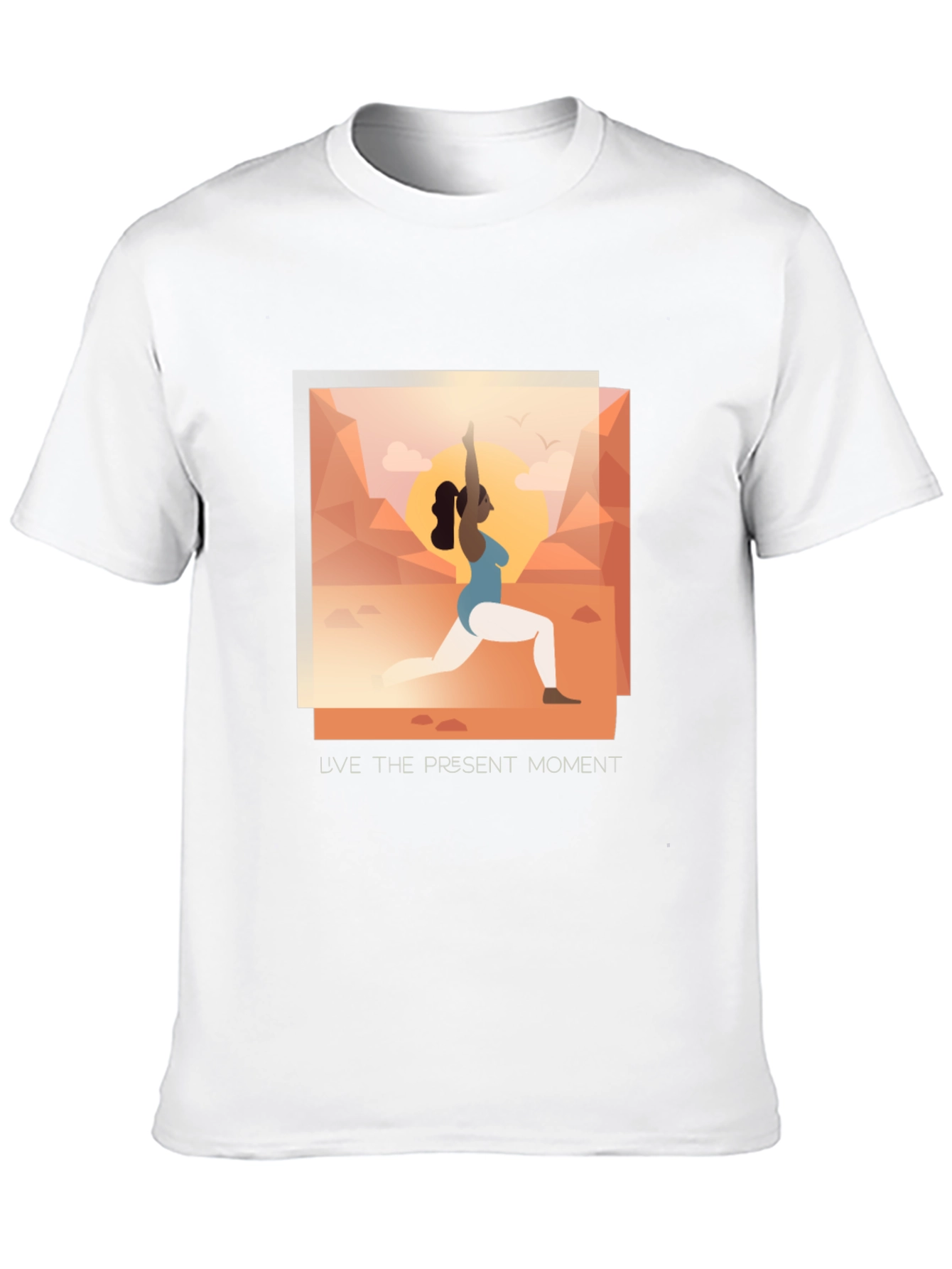 Yoga Present Moment Graphic Tee - Unisex