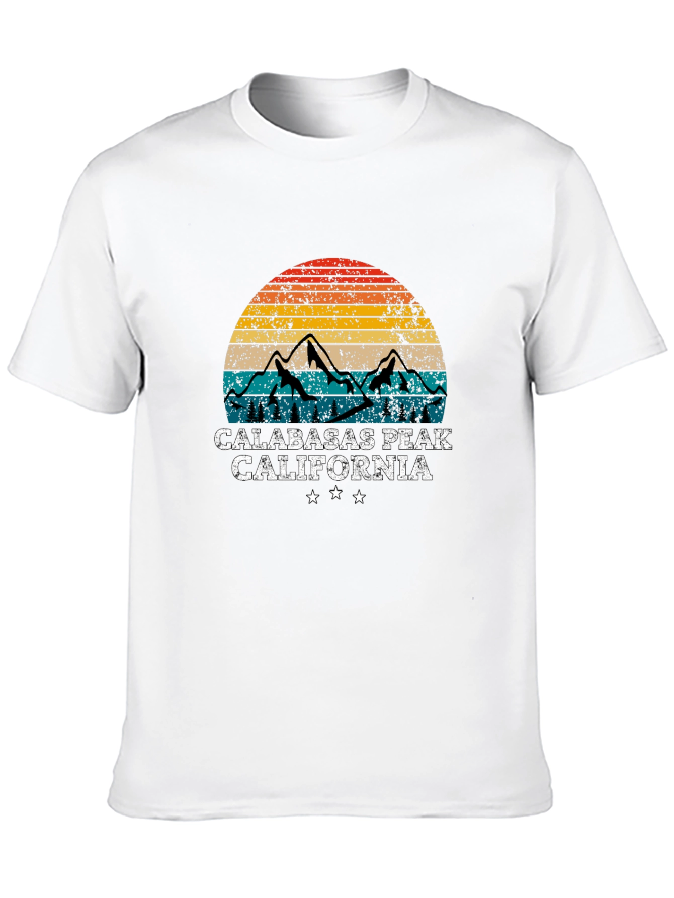 Calabasas Peak California Graphic T-Shirt