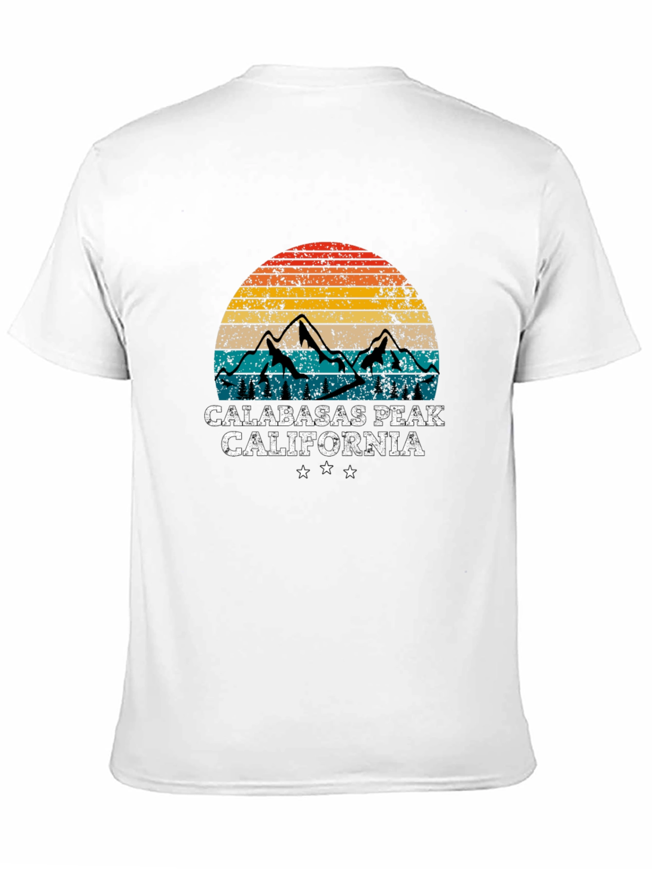 Calabasas Peak California Graphic T-Shirt