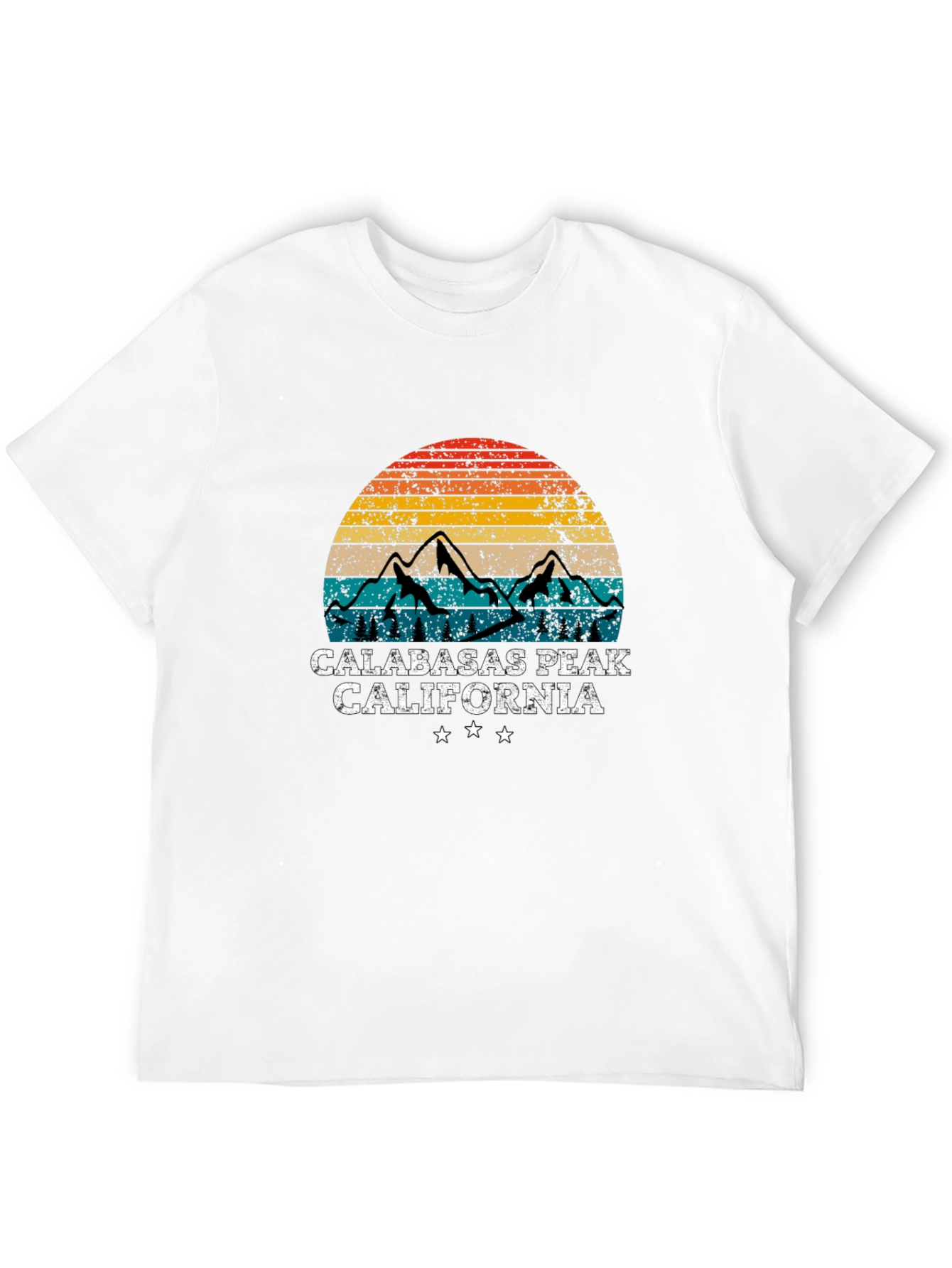 Calabasas Peak California Graphic T-Shirt