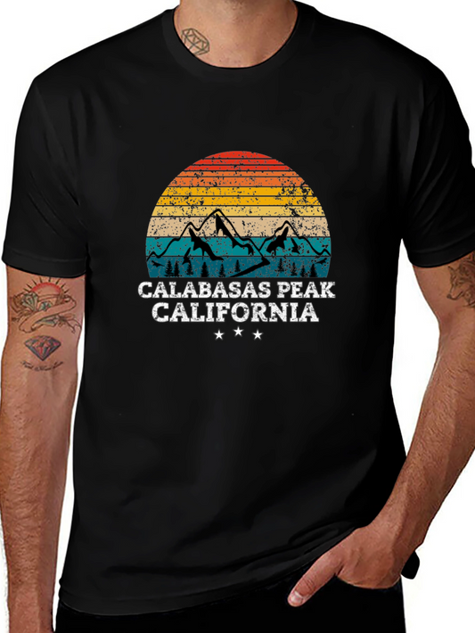 Calabasas Peak California Graphic T-Shirt