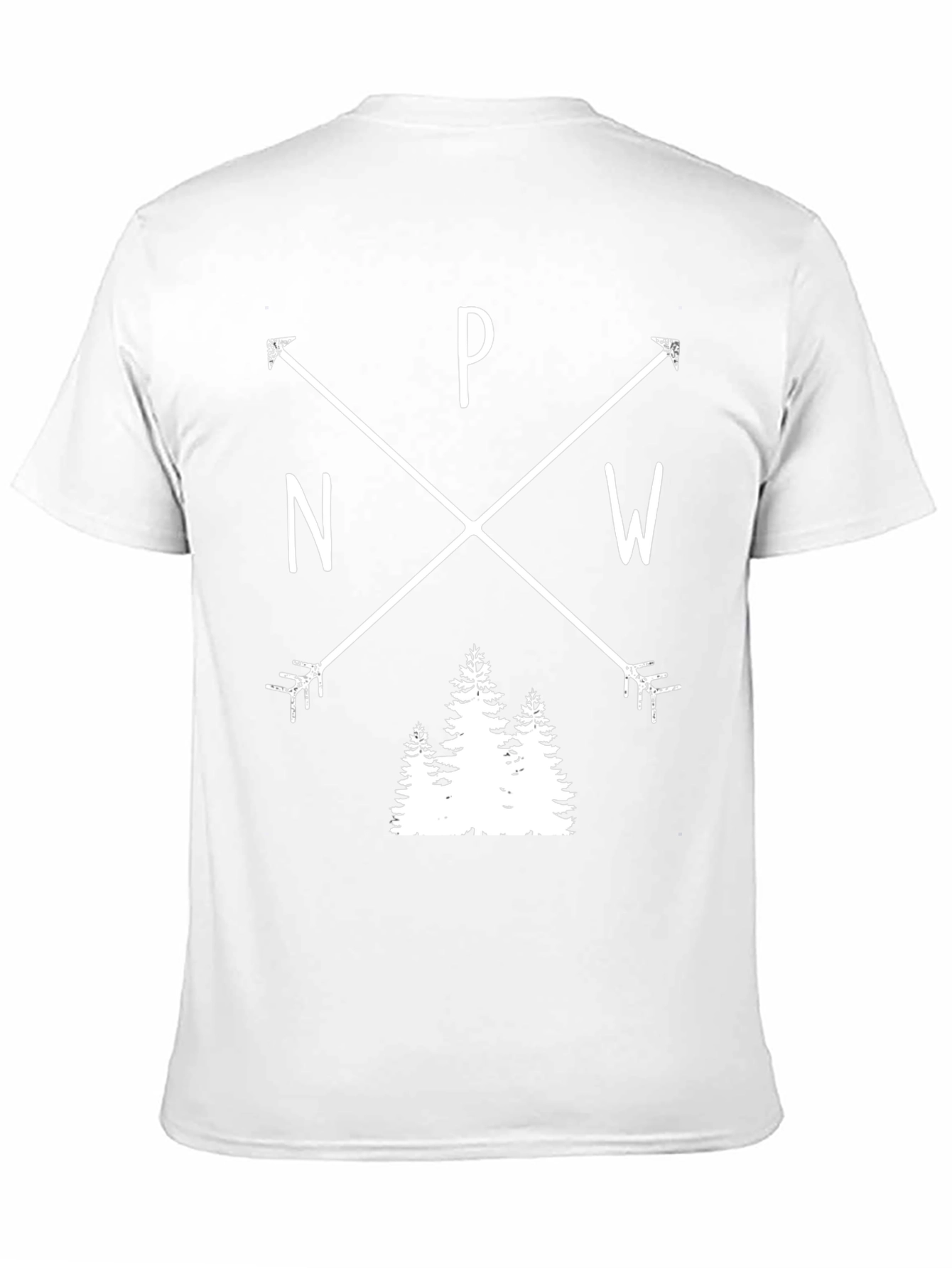 PNW Arrows & Trees Black T-Shirt