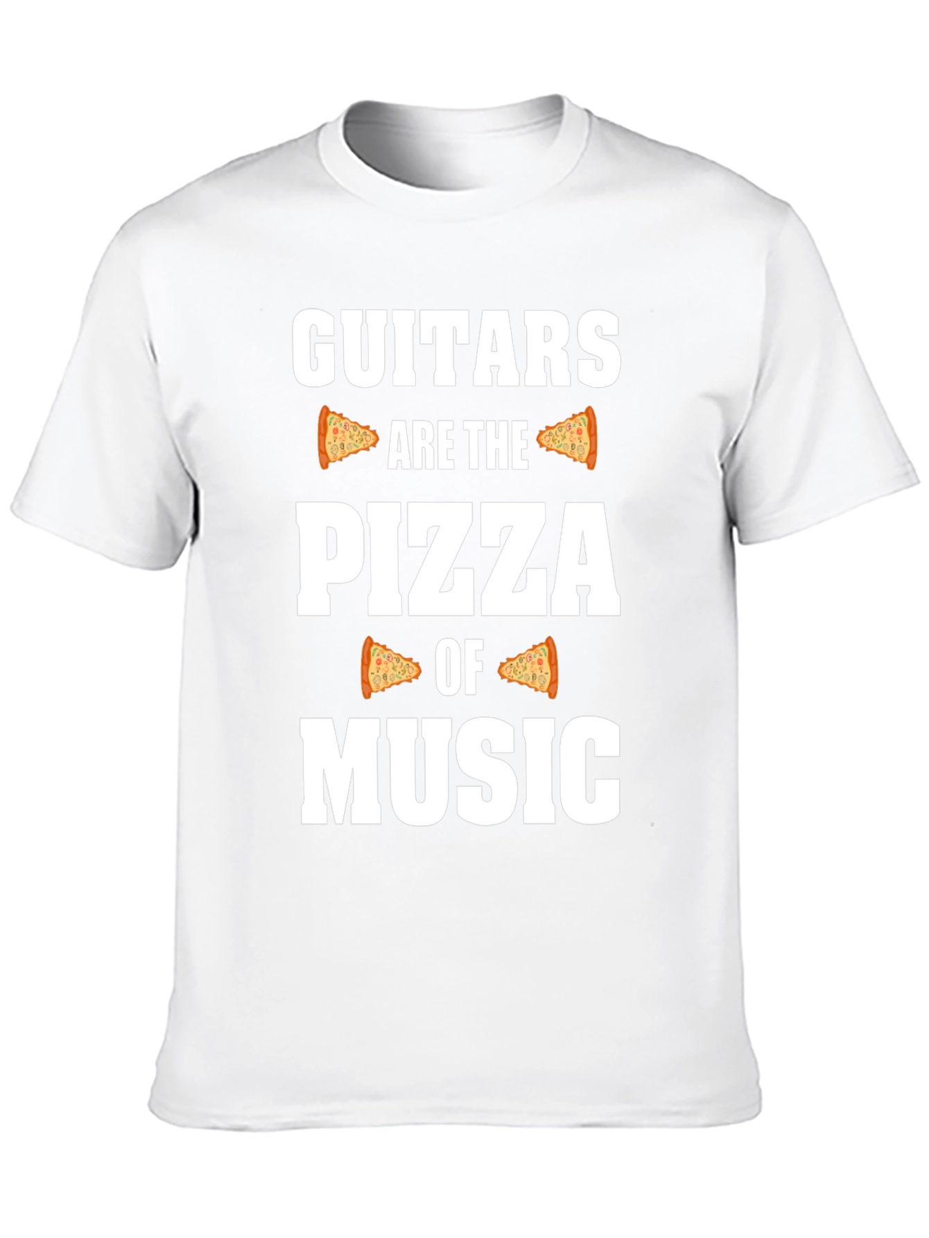 Guitars are the Pizza of Music Graphic T-Shirt