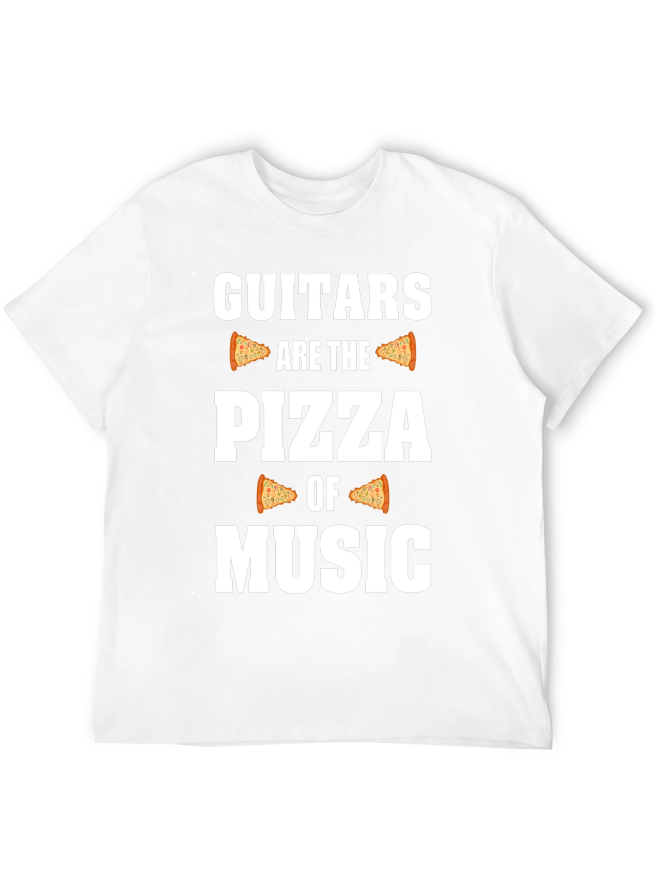 Guitars are the Pizza of Music Graphic T-Shirt