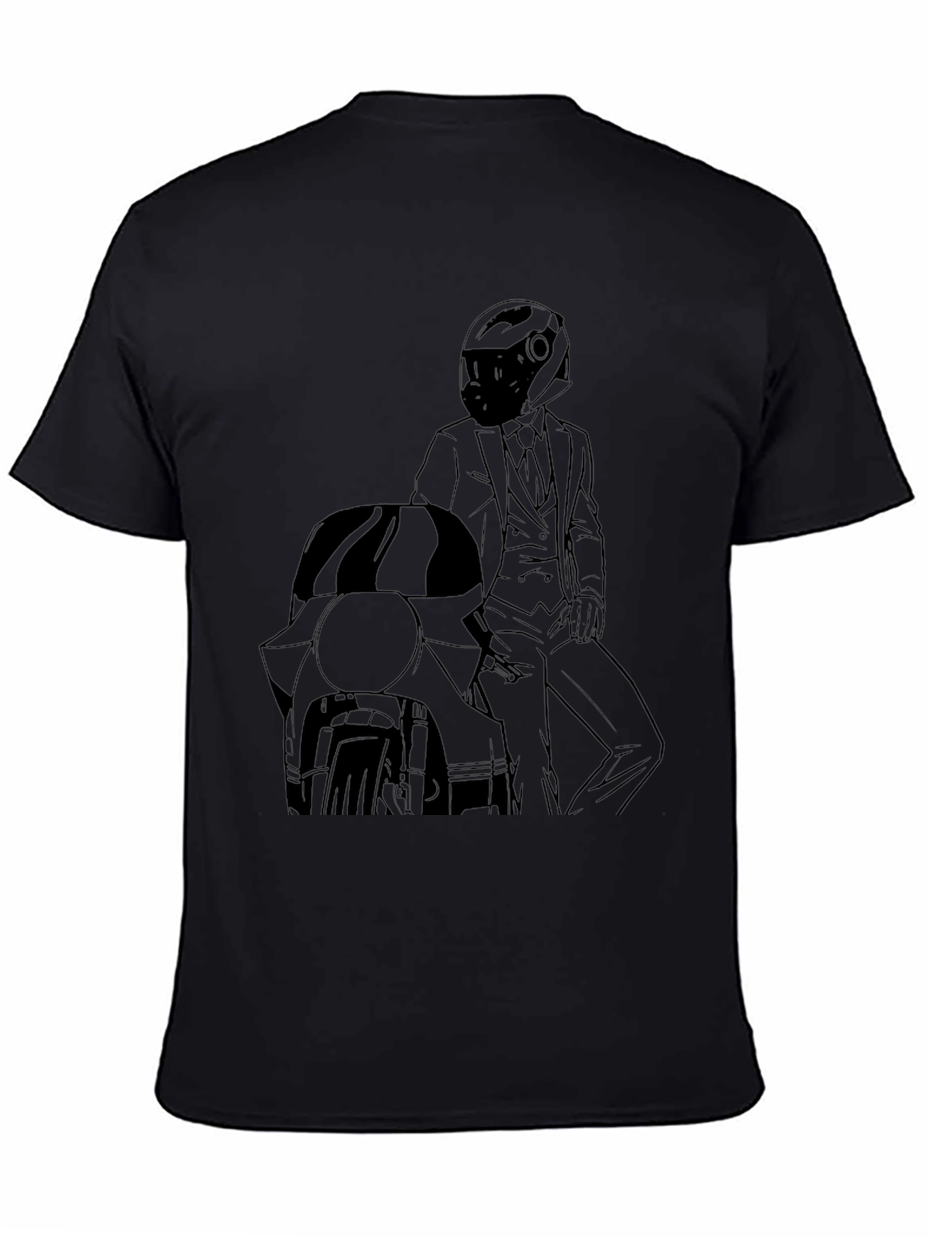 Biker Suit T-Shirt - Cool Motorcycle Graphic Tee