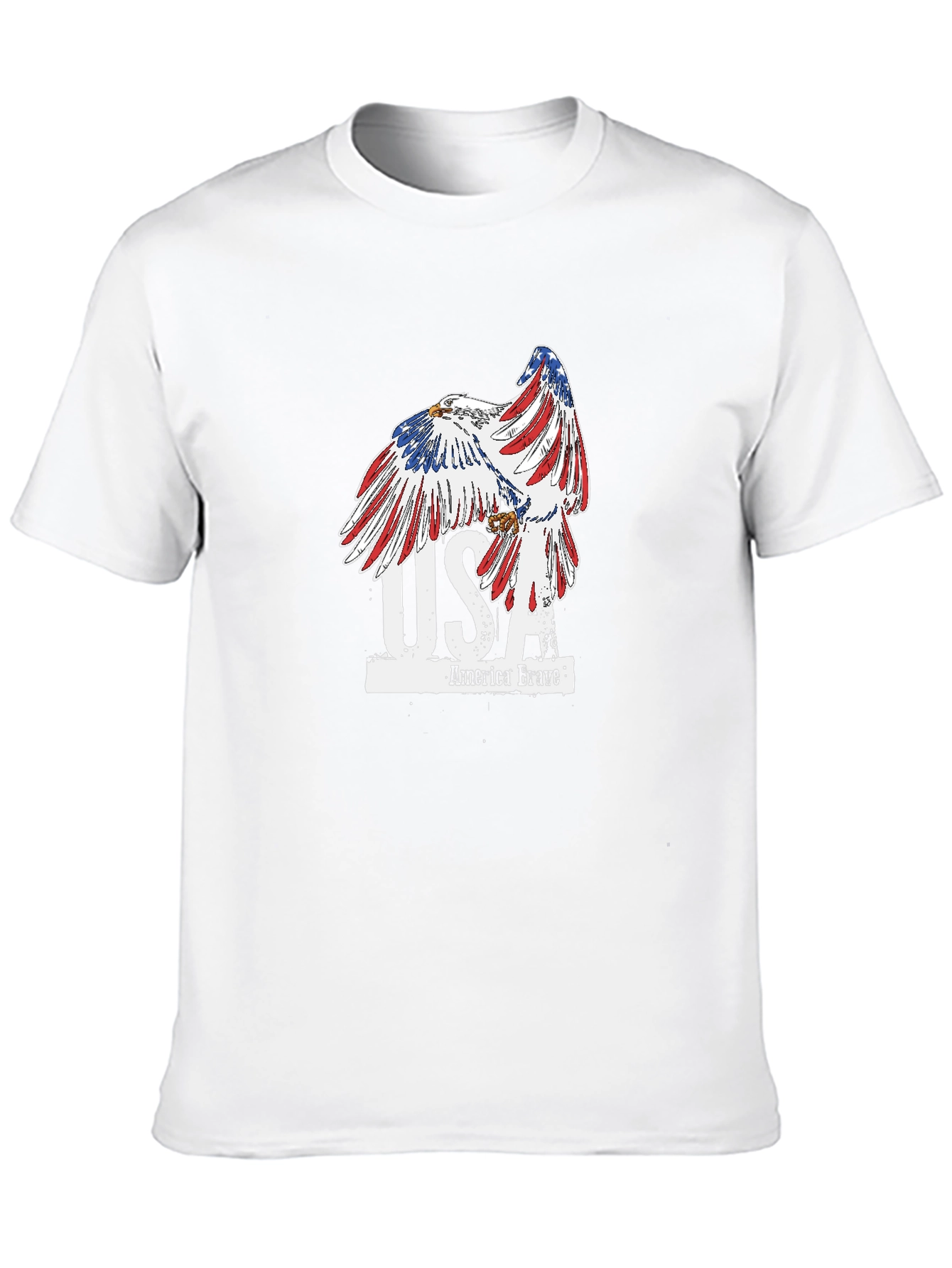 Patriotic Eagle USA Graphic Tee