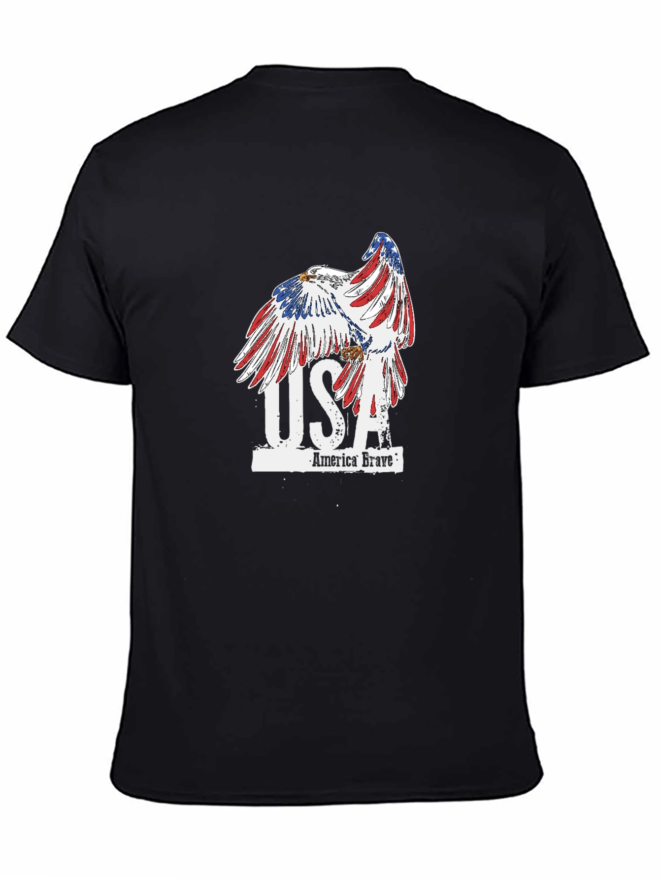 Patriotic Eagle USA Graphic Tee