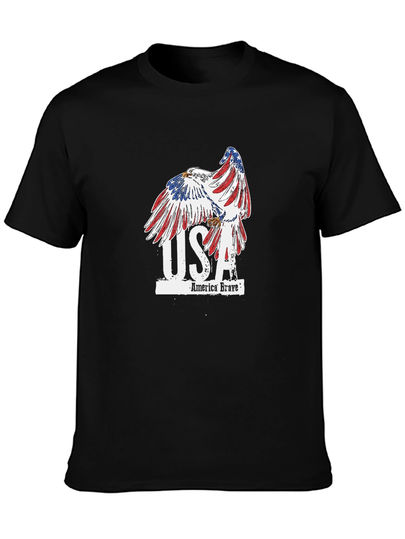 Patriotic Eagle USA Graphic Tee