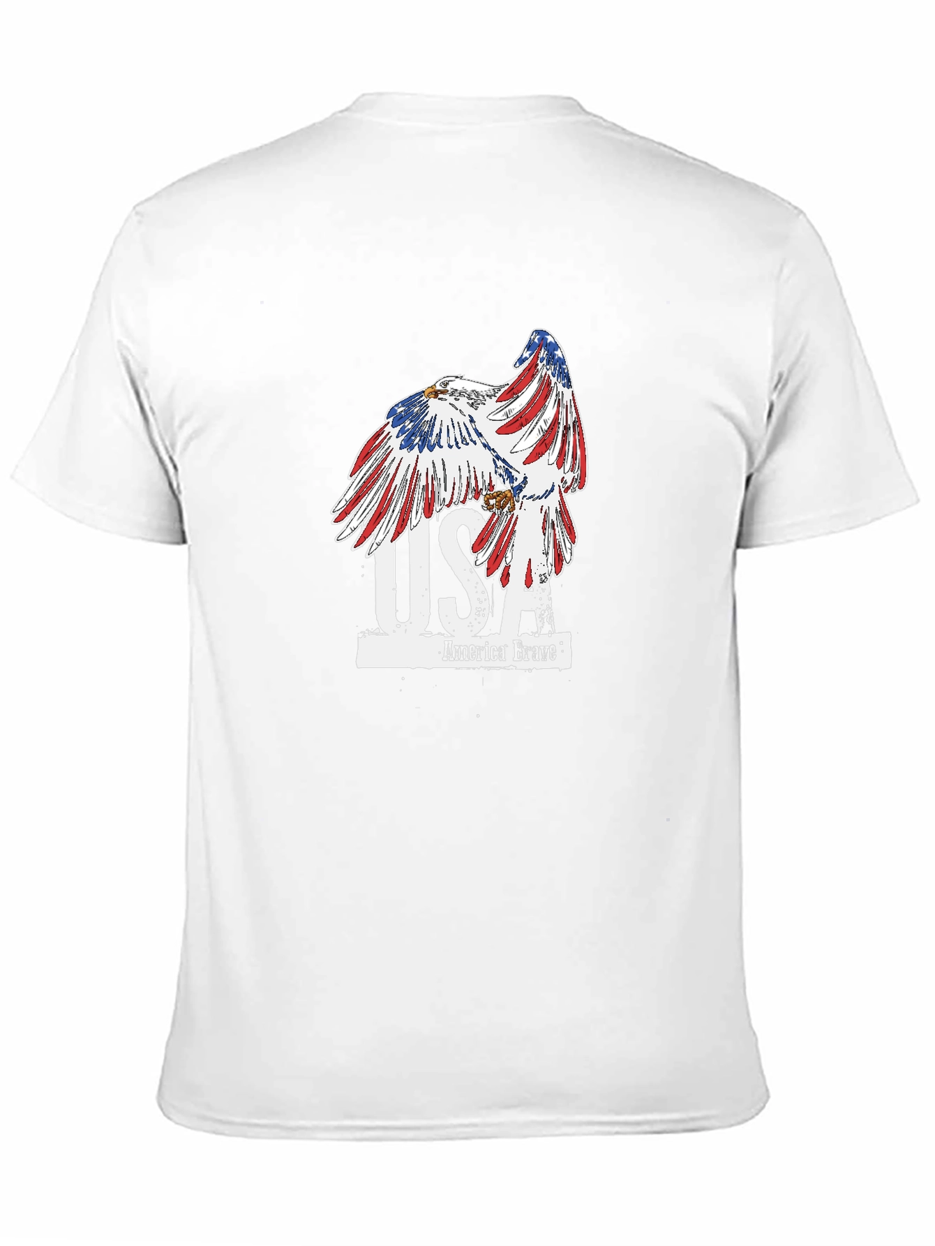 Patriotic Eagle USA Graphic Tee
