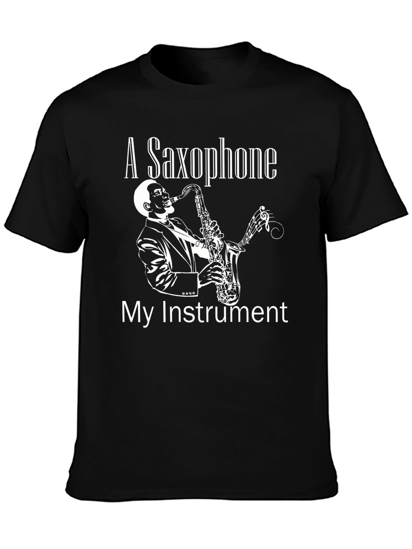 Saxophone Instrument T-Shirt - Music Lover Tee