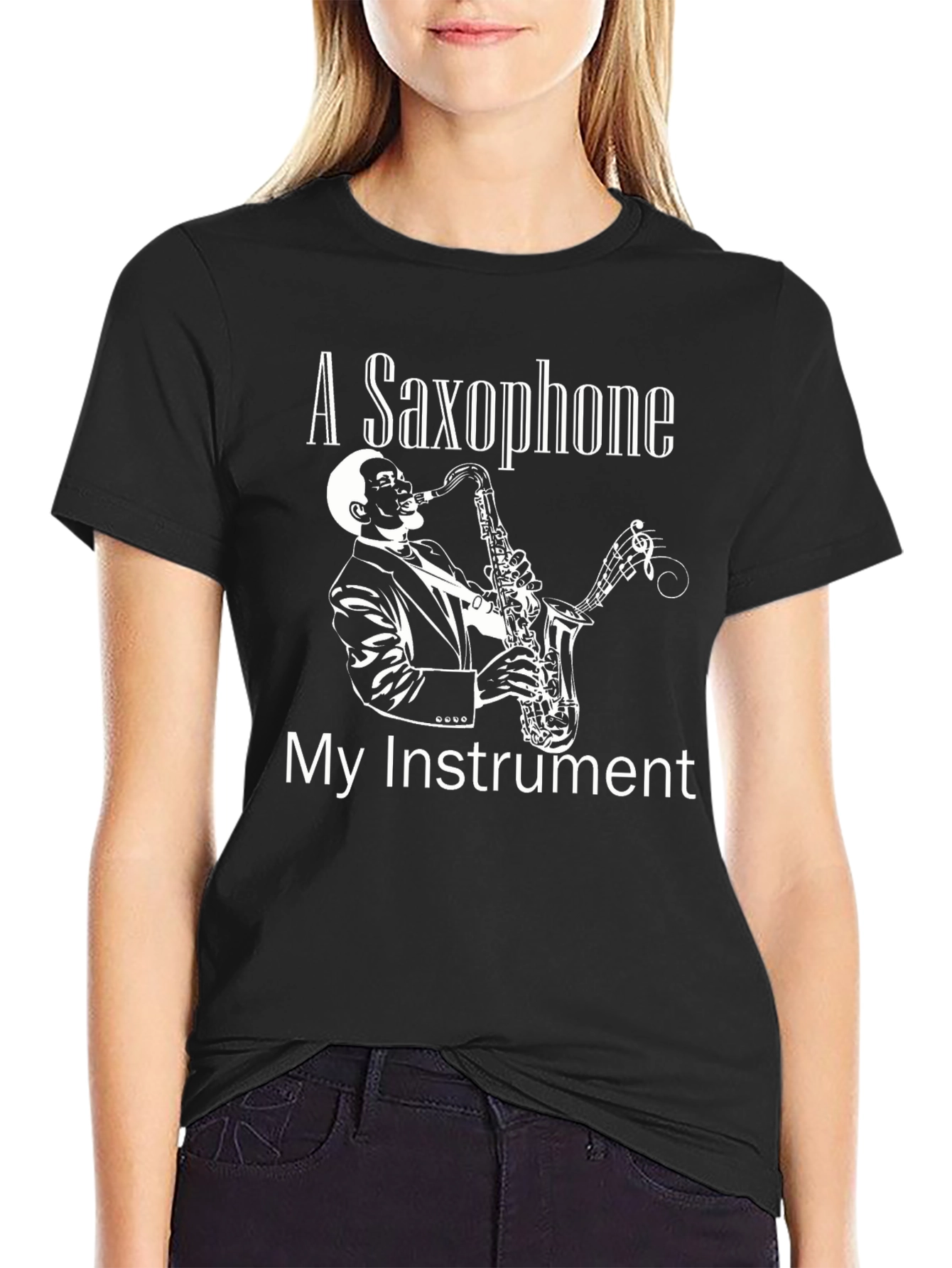 Saxophone Instrument T-Shirt - Music Lover Tee