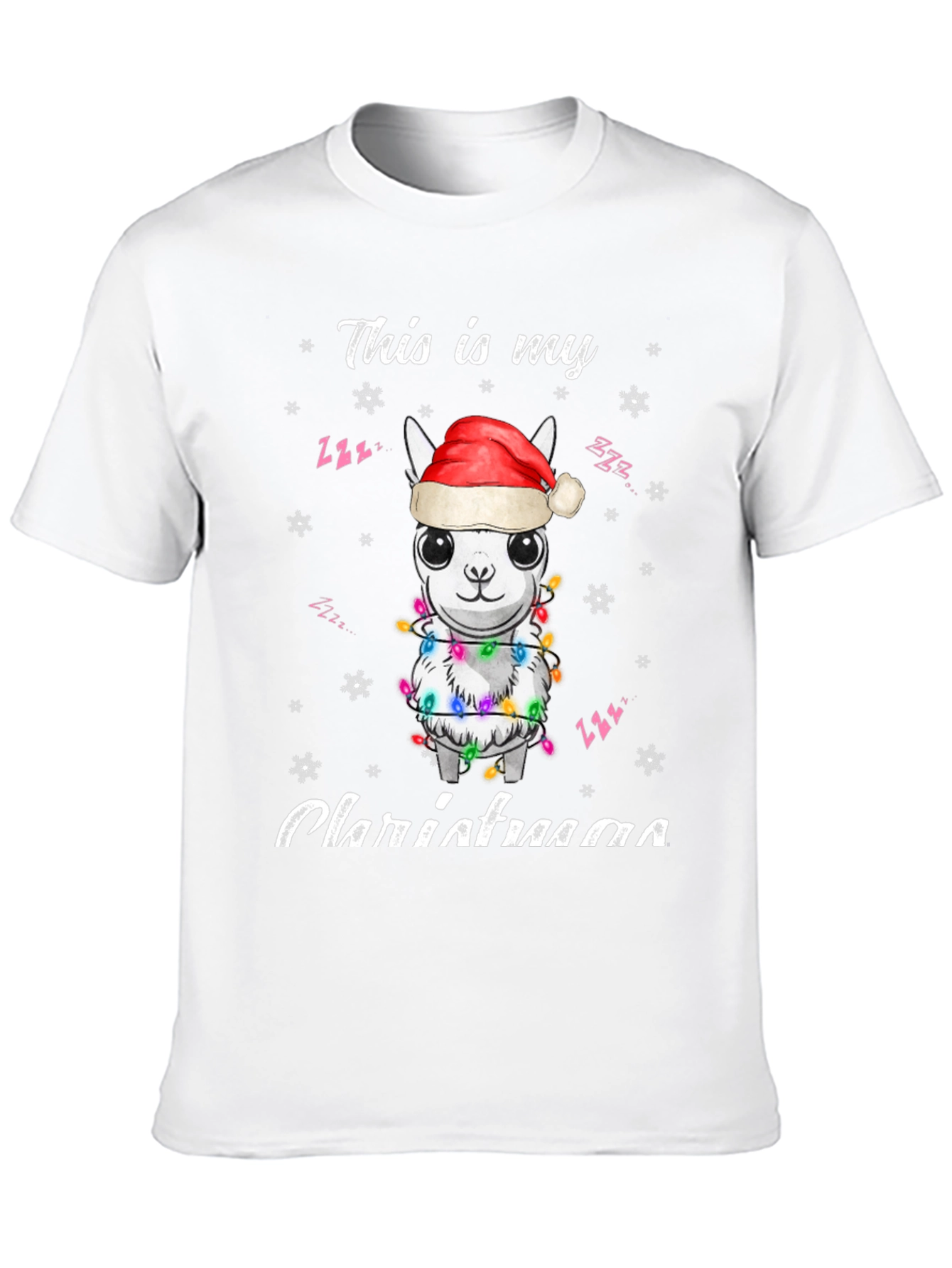 Christmas Llama T-Shirt - Holiday Festive Top
