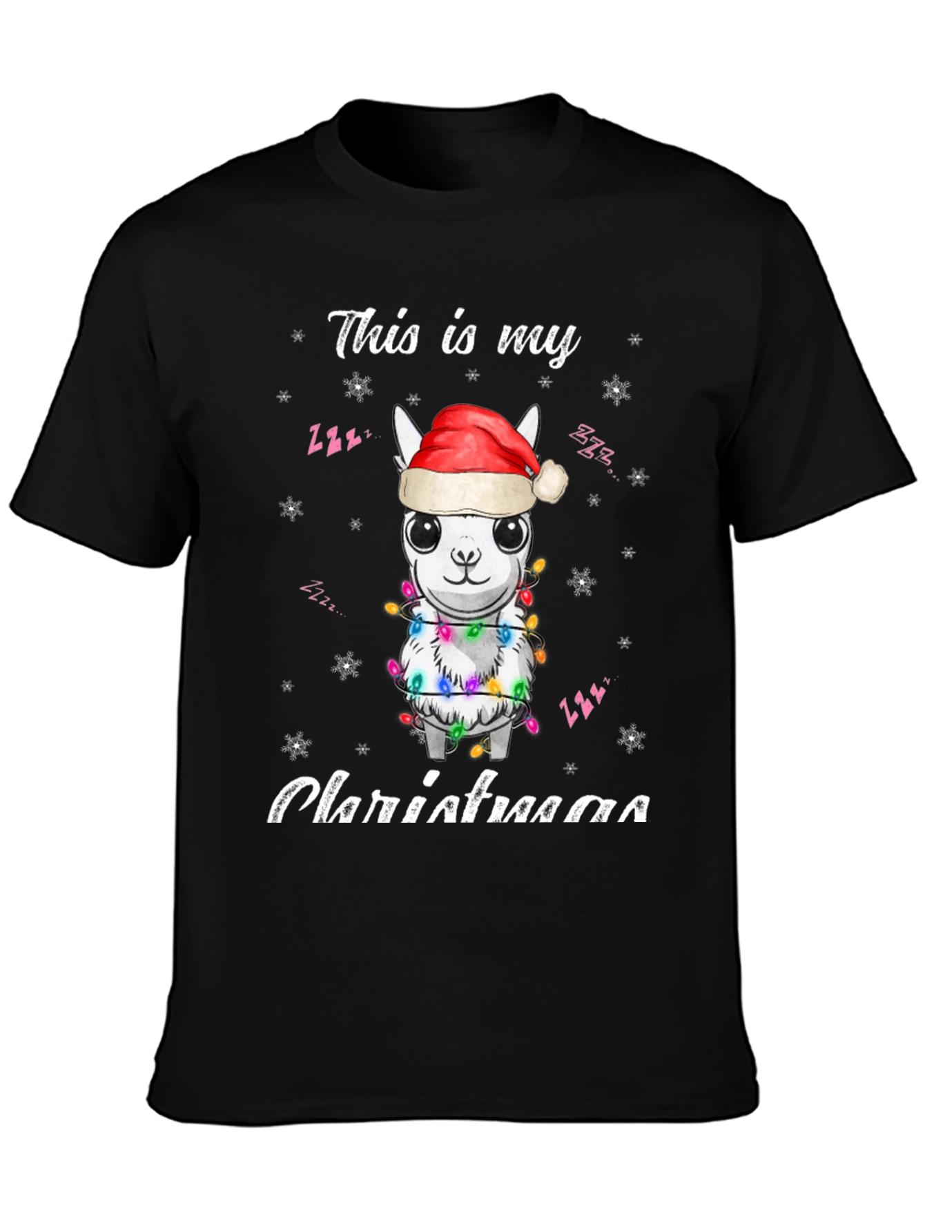 Christmas Llama T-Shirt - Holiday Festive Top