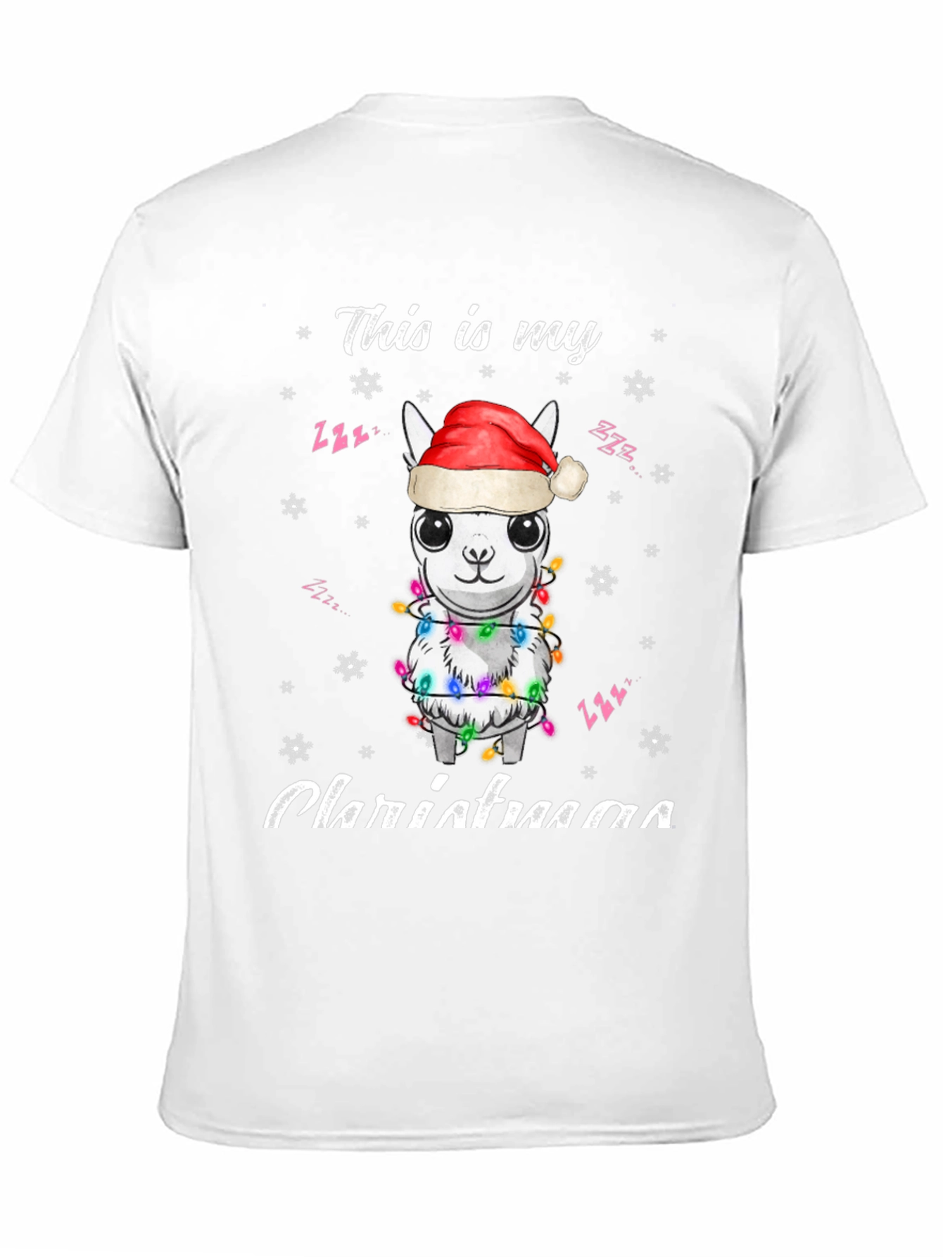 Christmas Llama T-Shirt - Holiday Festive Top