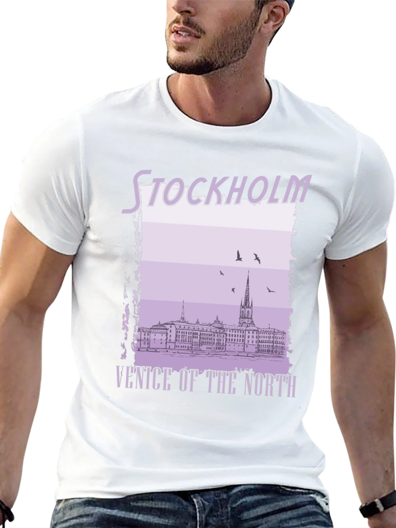 Stockholm Venice of the North Graphic T-Shirt