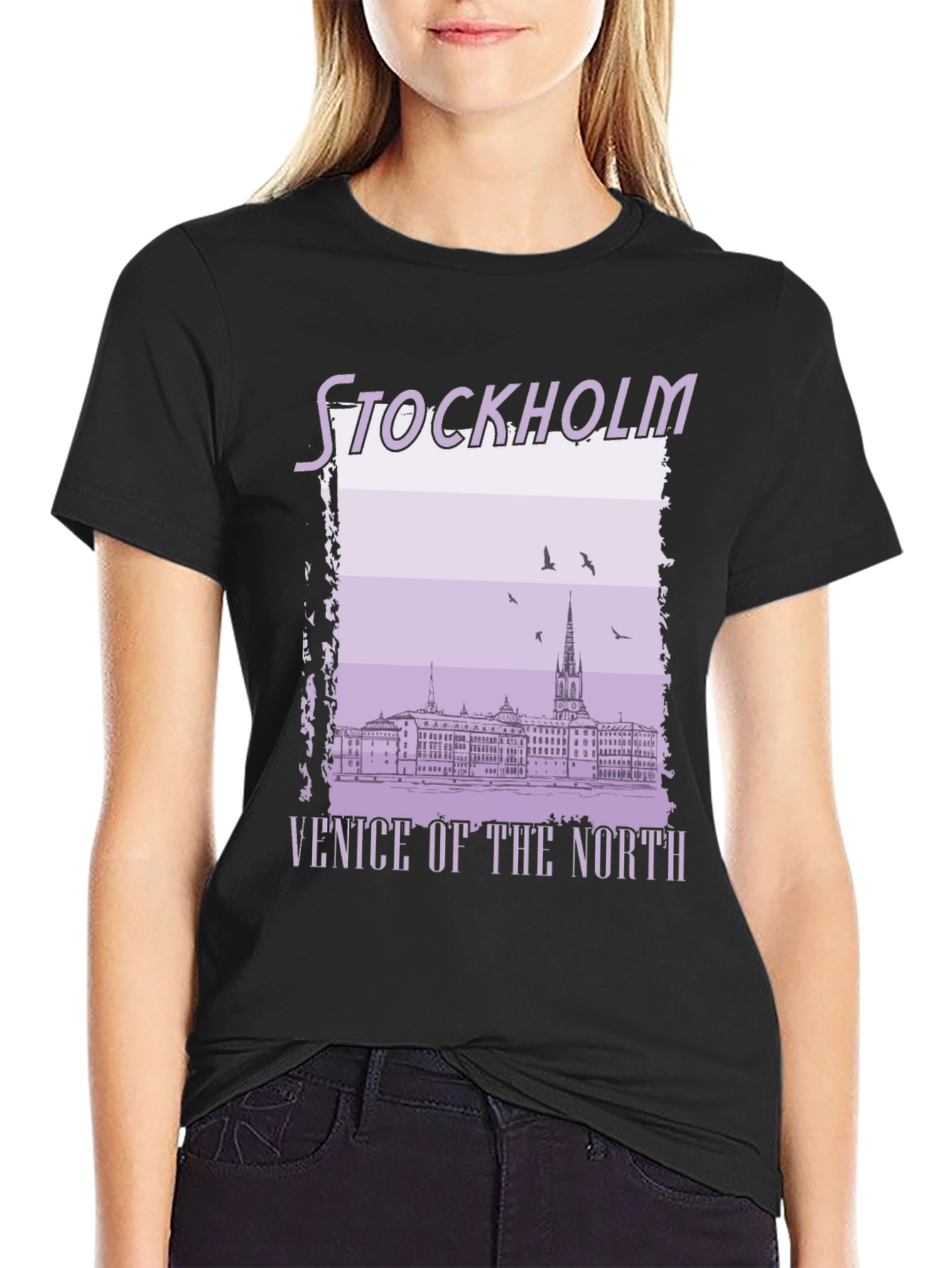 Stockholm Venice of the North Graphic T-Shirt