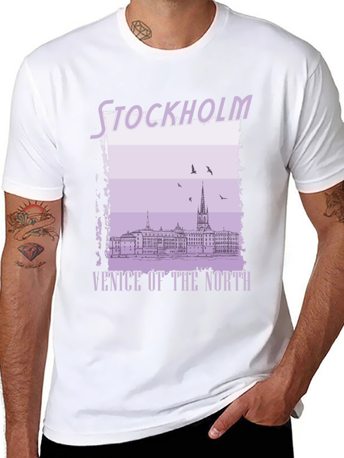Stockholm Venice of the North Graphic T-Shirt