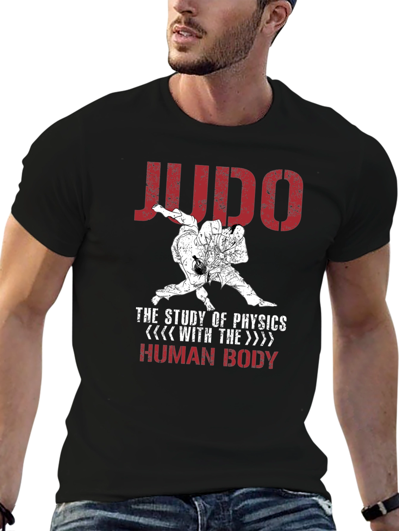 Judo Physics Graphic Tee - Martial Arts T-Shirt