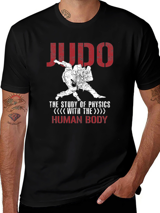 Judo Physics Graphic Tee - Martial Arts T-Shirt