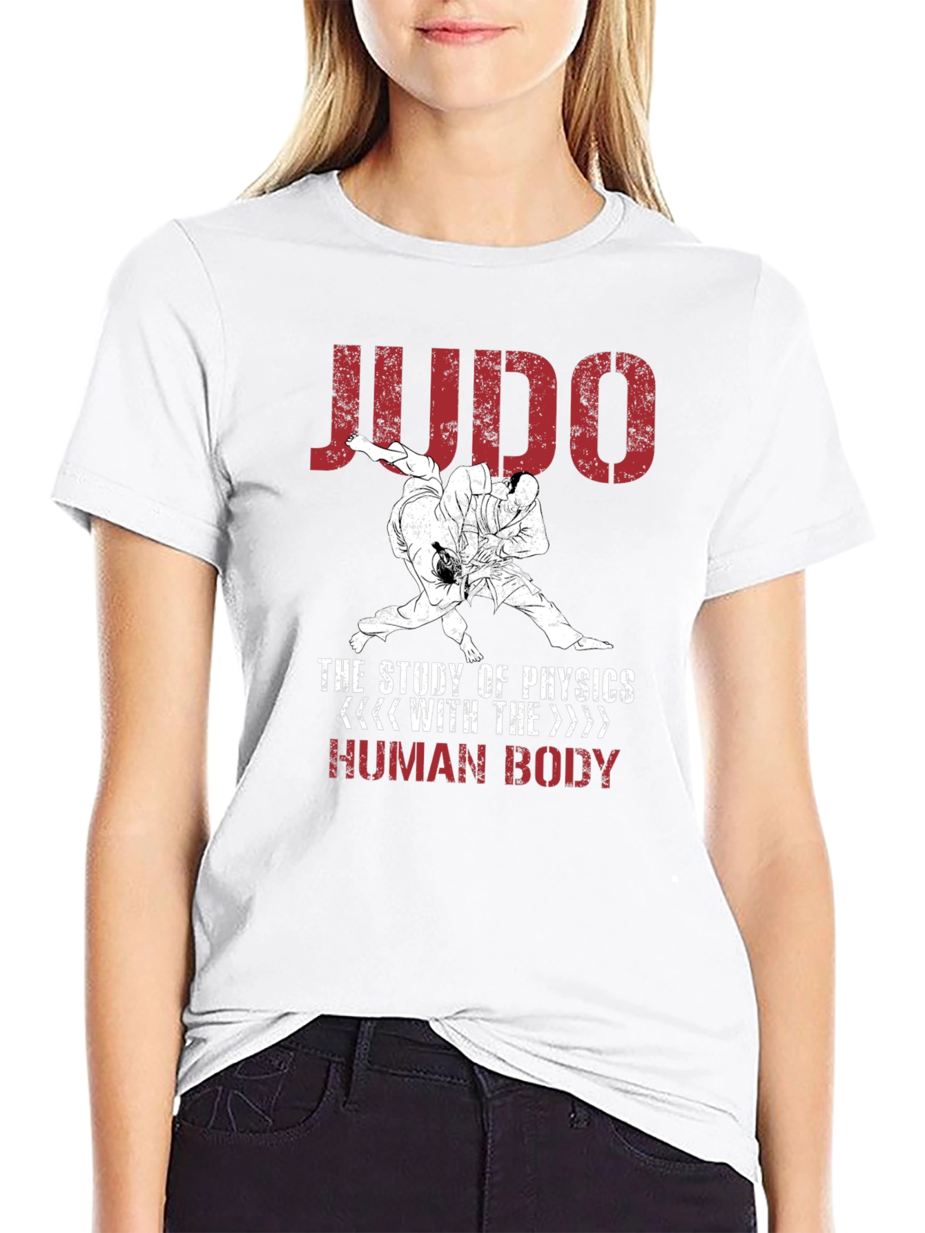 Judo Physics Graphic Tee - Martial Arts T-Shirt