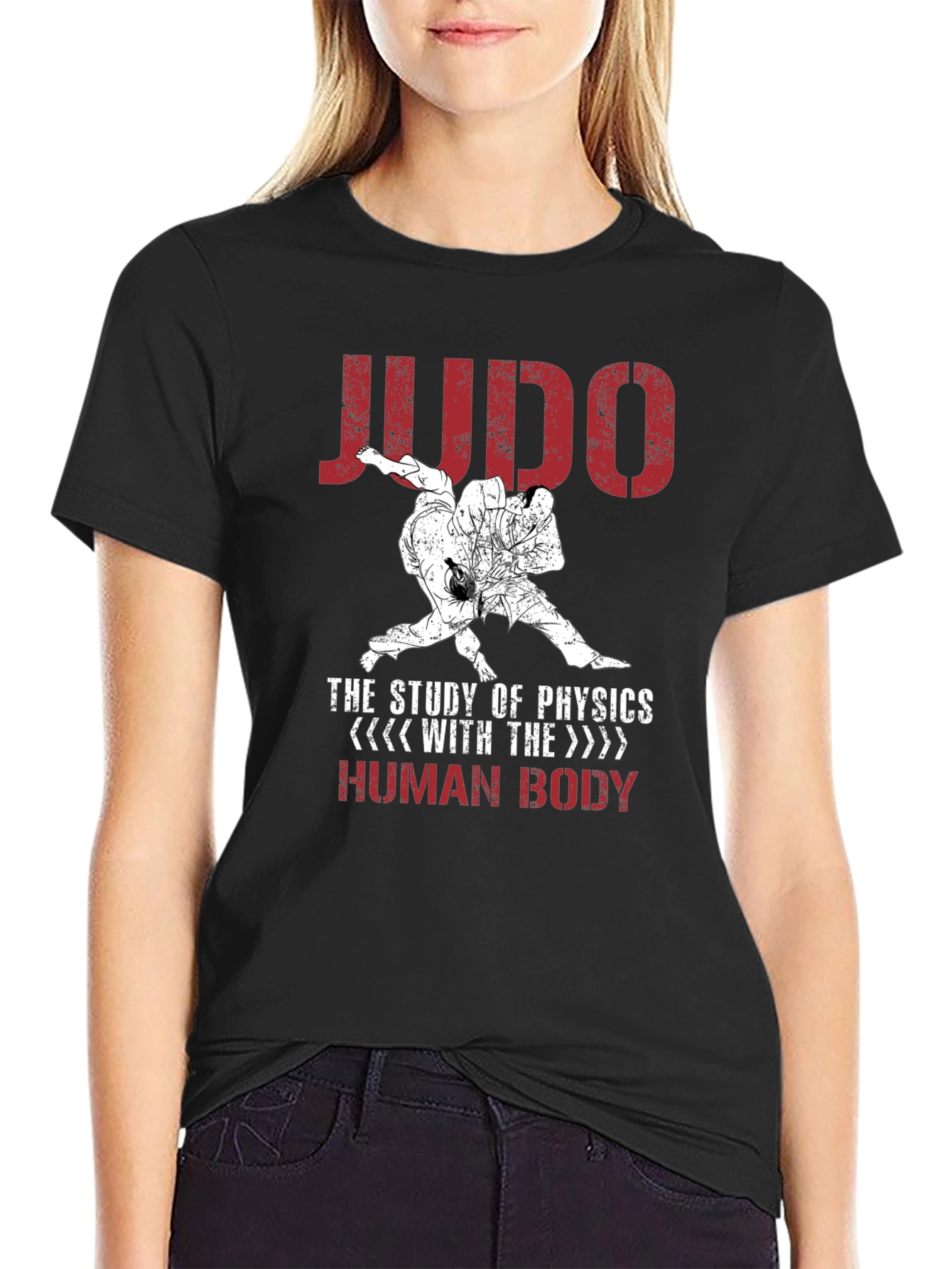 Judo Physics Graphic Tee - Martial Arts T-Shirt