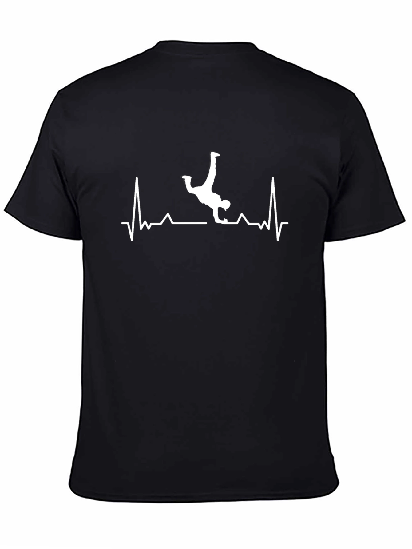 Breakdance Heartbeat T-Shirt - Cool Graphic Tee