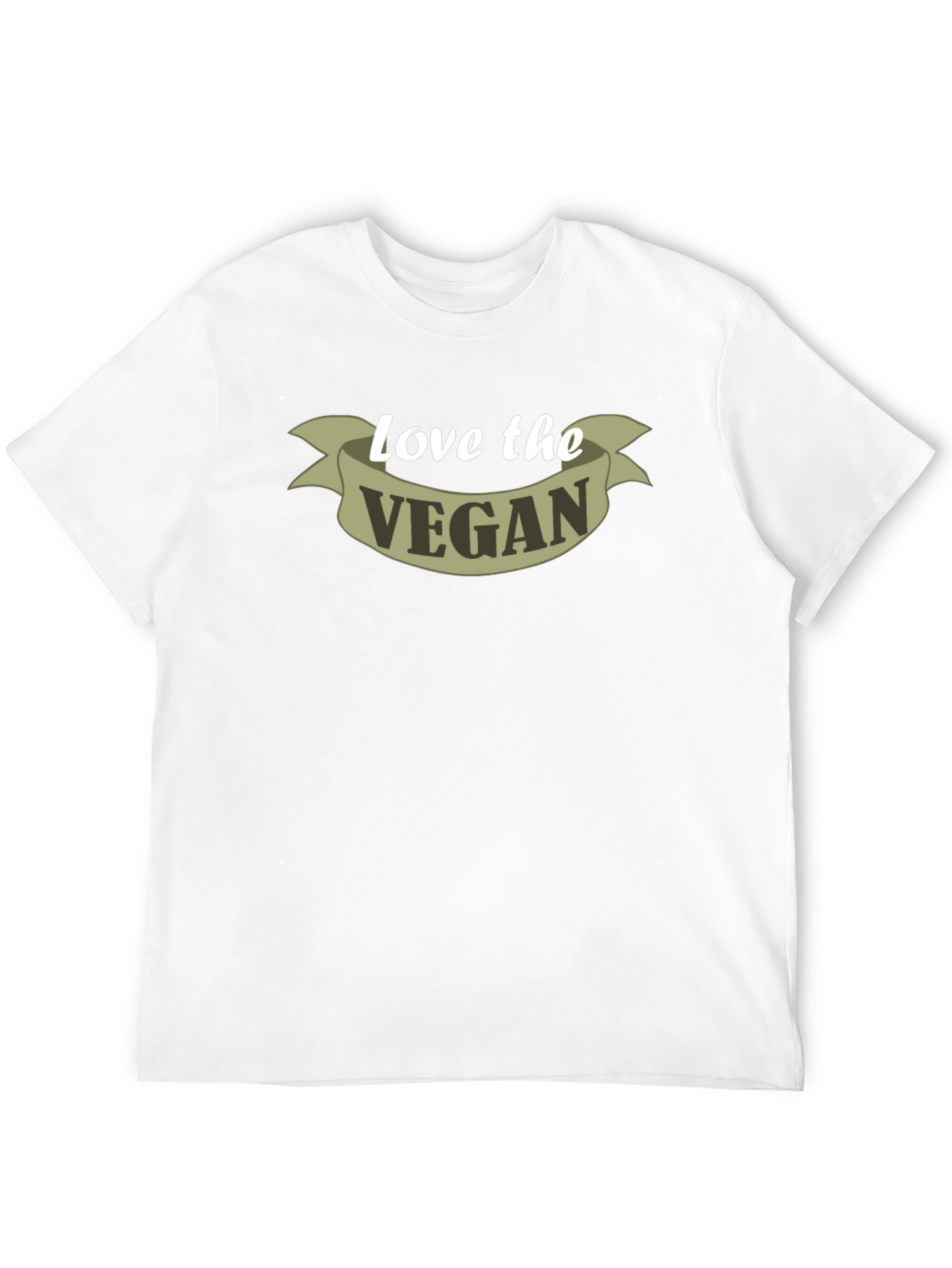 Love the Vegan T-Shirt - Black - Slogan Tee