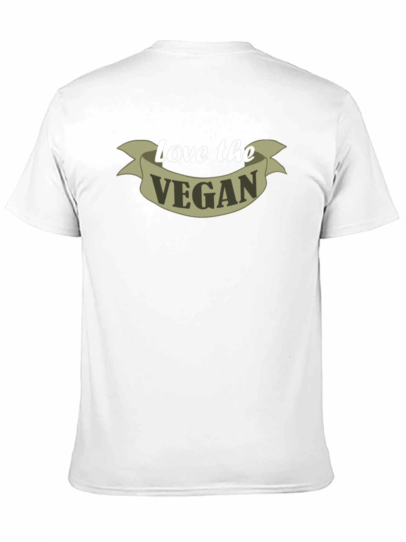 Love the Vegan T-Shirt - Black - Slogan Tee