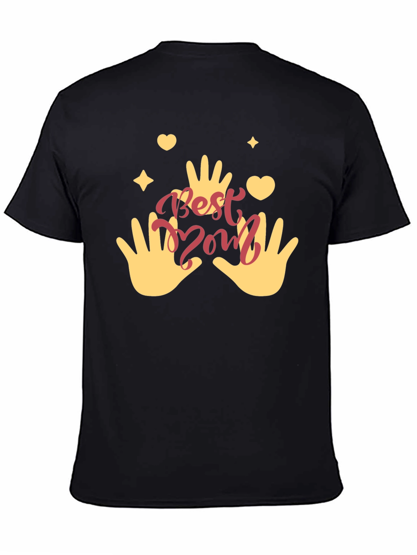 Best Mom Ever Graphic T-Shirt - Black