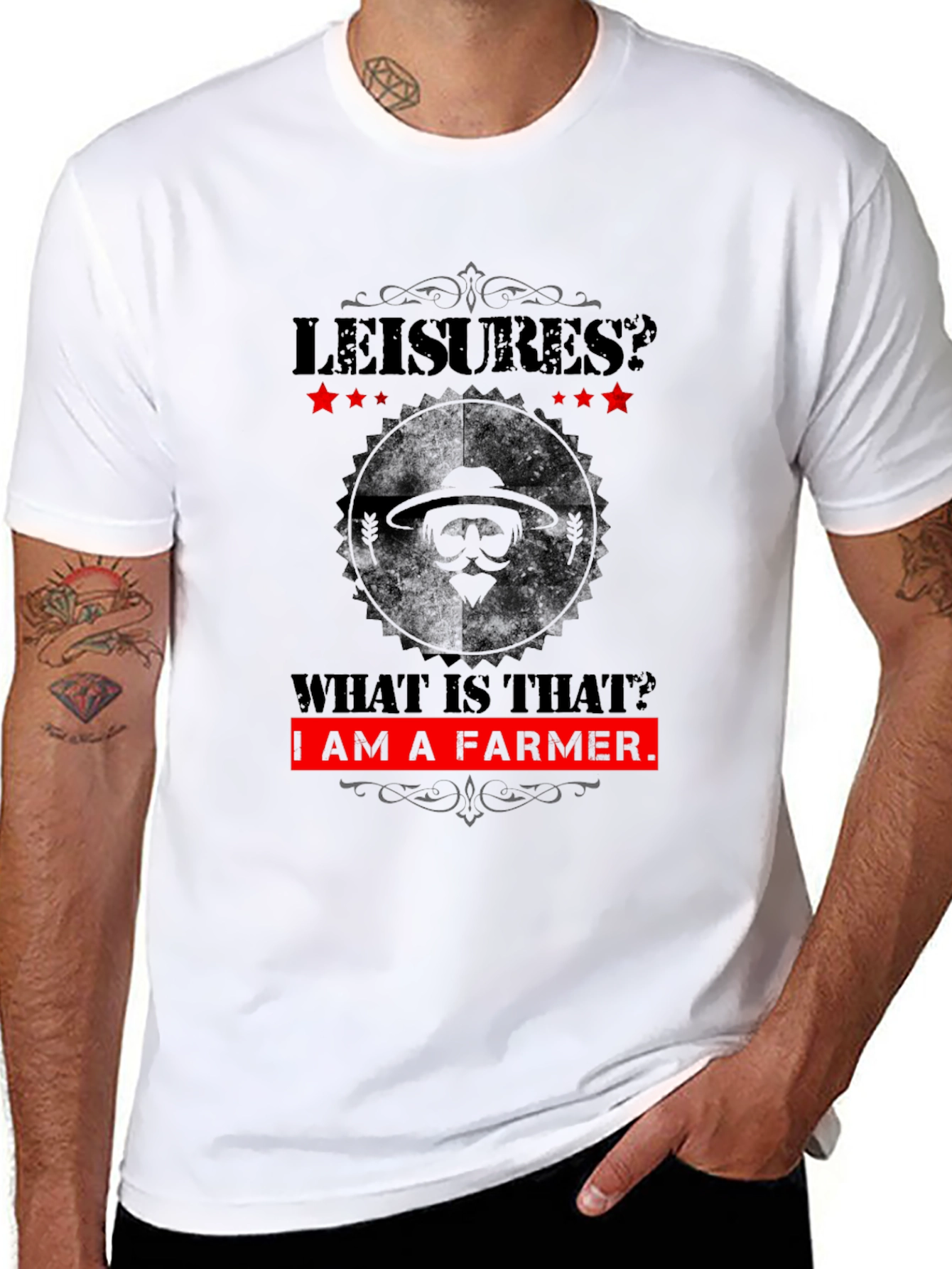 Funny Farmer T-Shirt - Leisures? What is That?