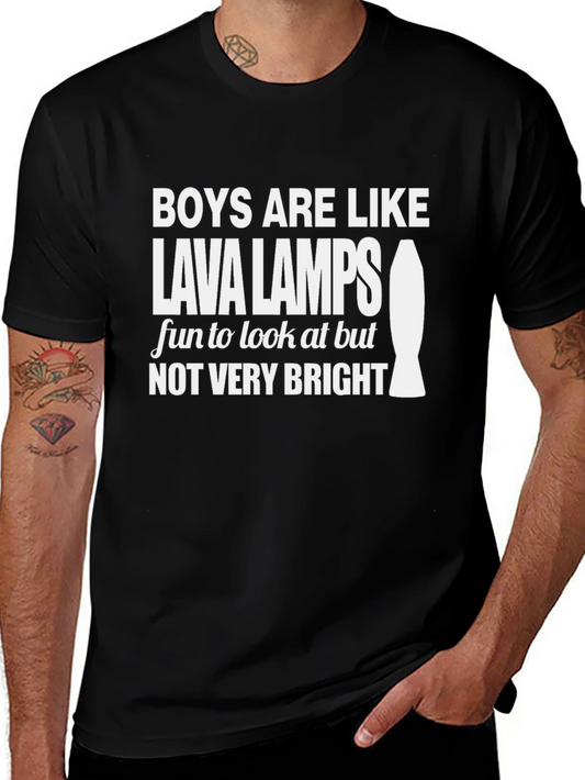 Funny Boys Lava Lamp Graphic T-Shirt