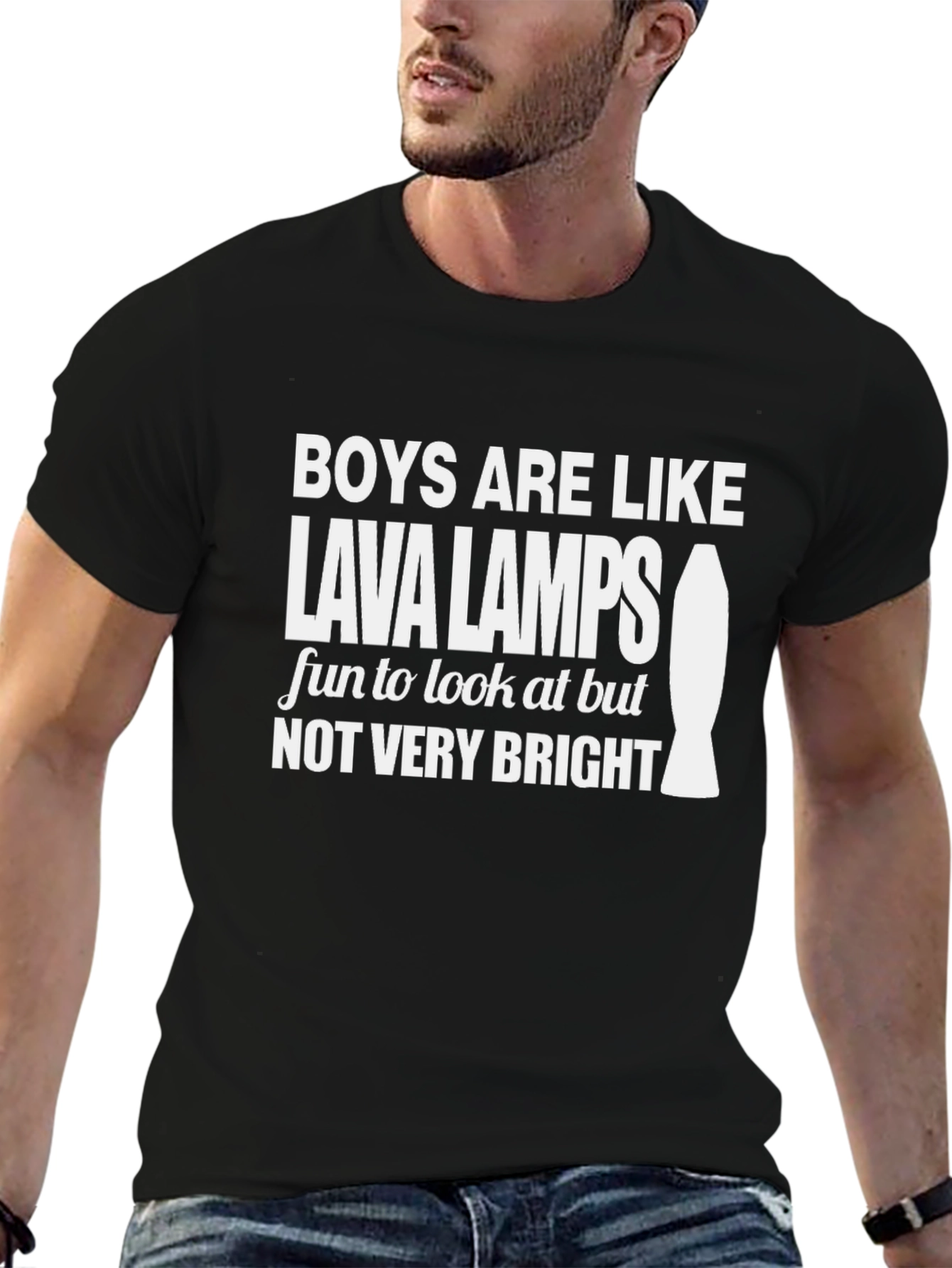 Funny Boys Lava Lamp Graphic T-Shirt