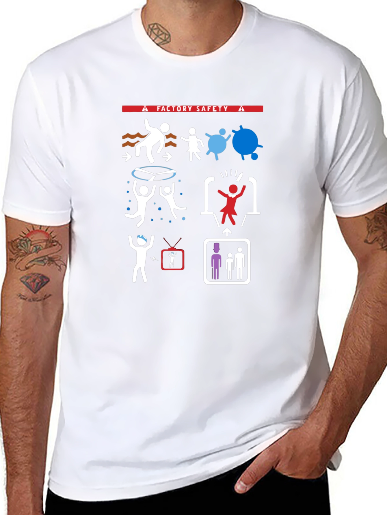 Factory Safety Graphic T-Shirt