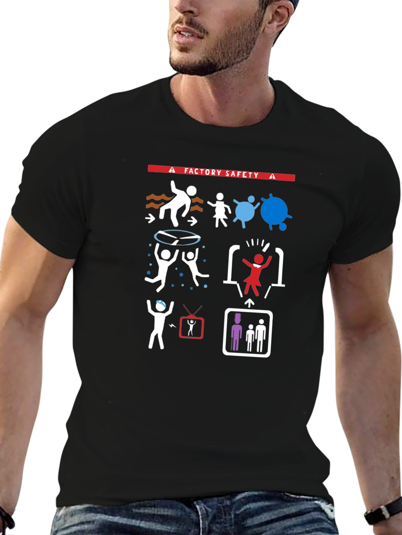 Factory Safety Graphic T-Shirt