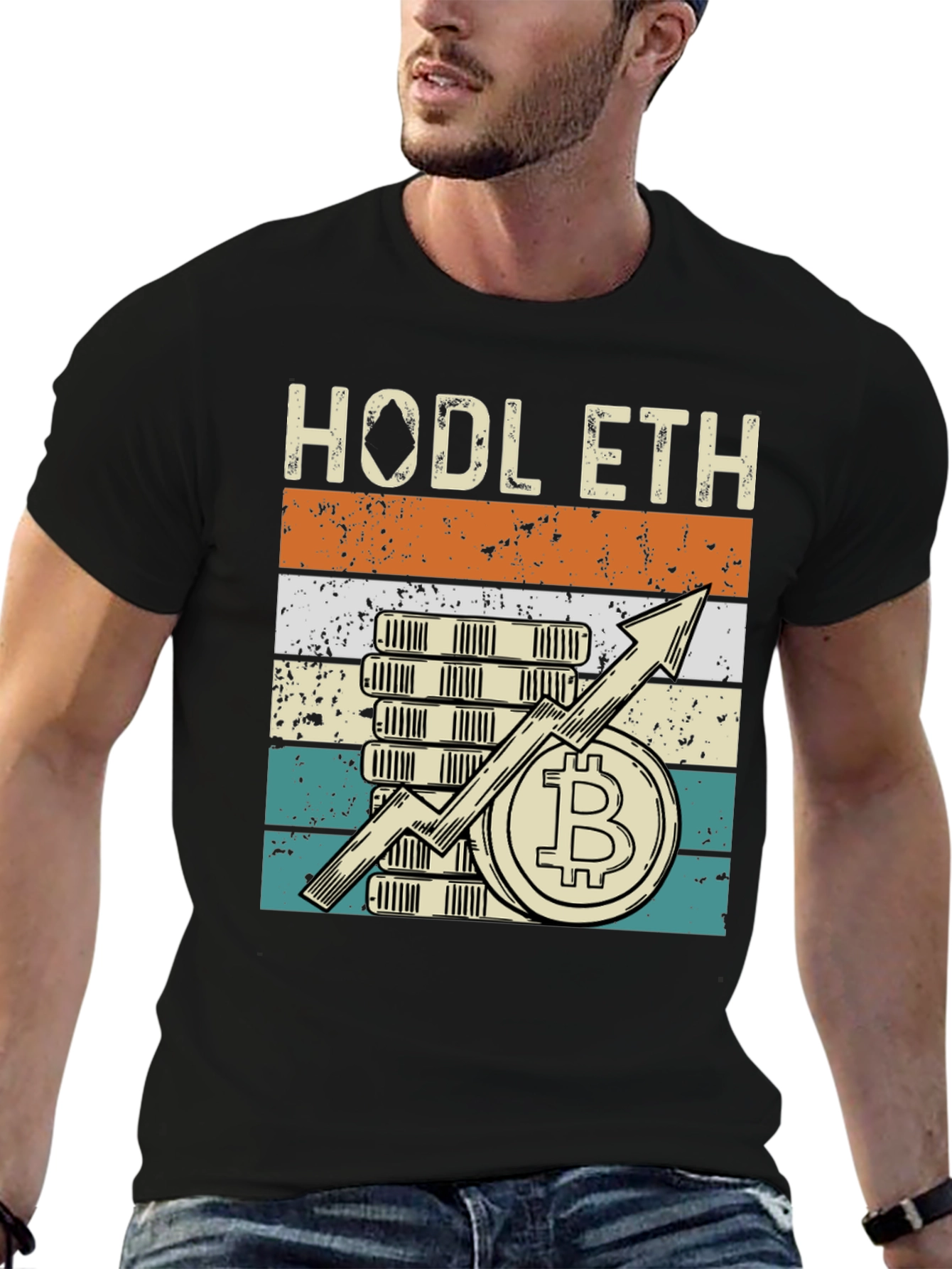 HODL ETH Bitcoin Crypto Tee