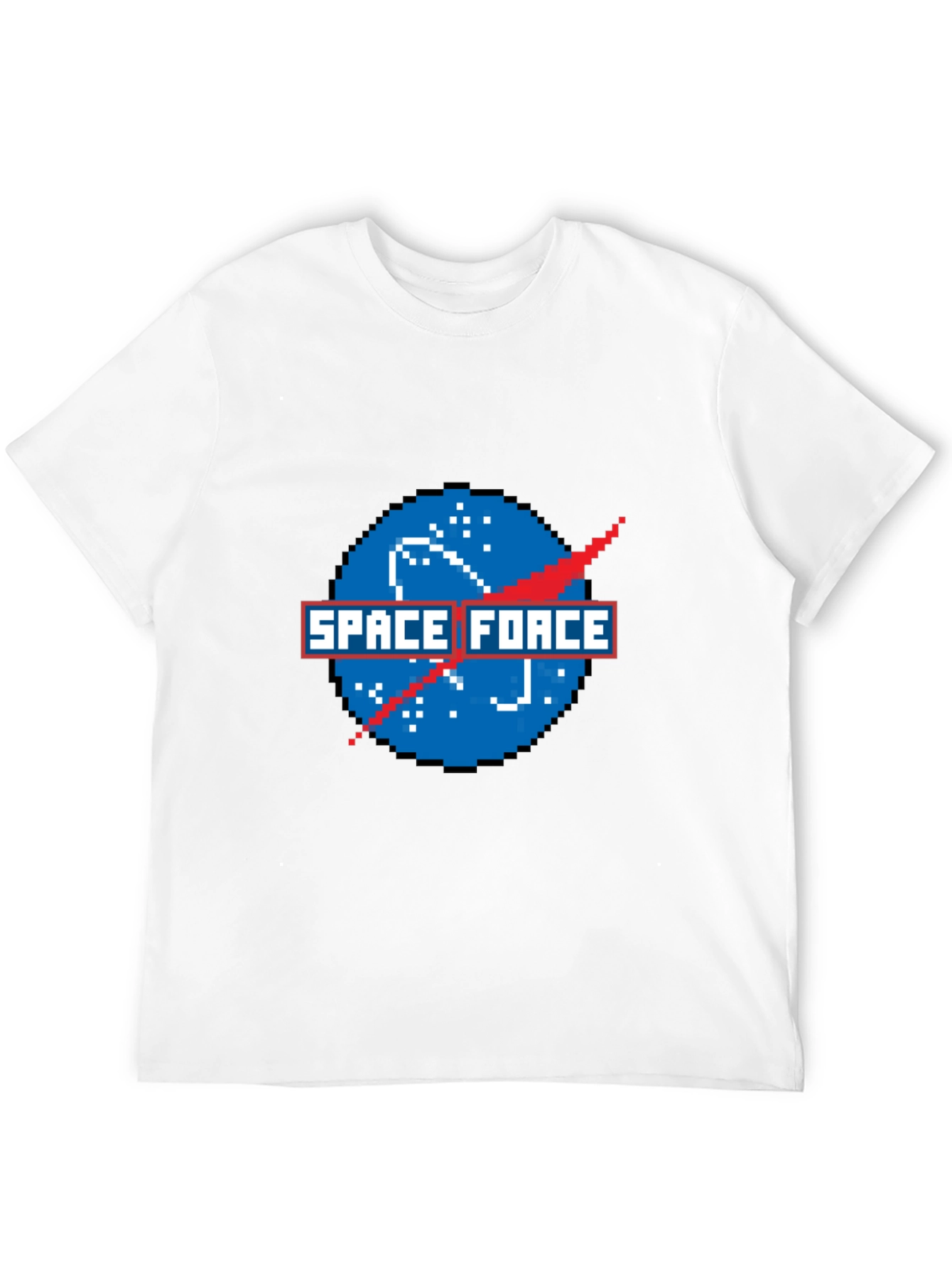 Space Force 8-Bit Pixel Art T-Shirt