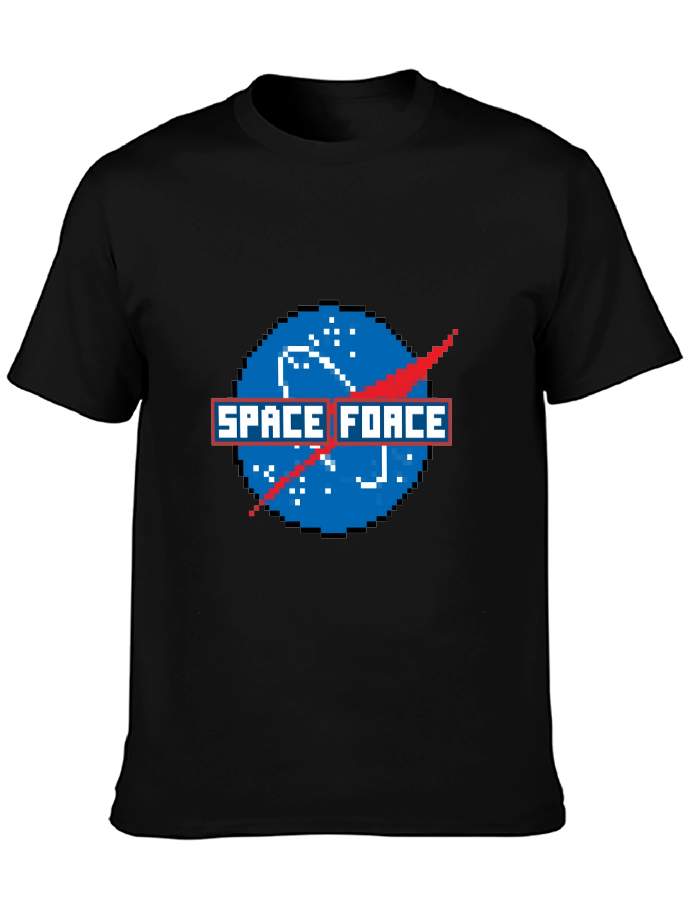 Space Force 8-Bit Pixel Art T-Shirt