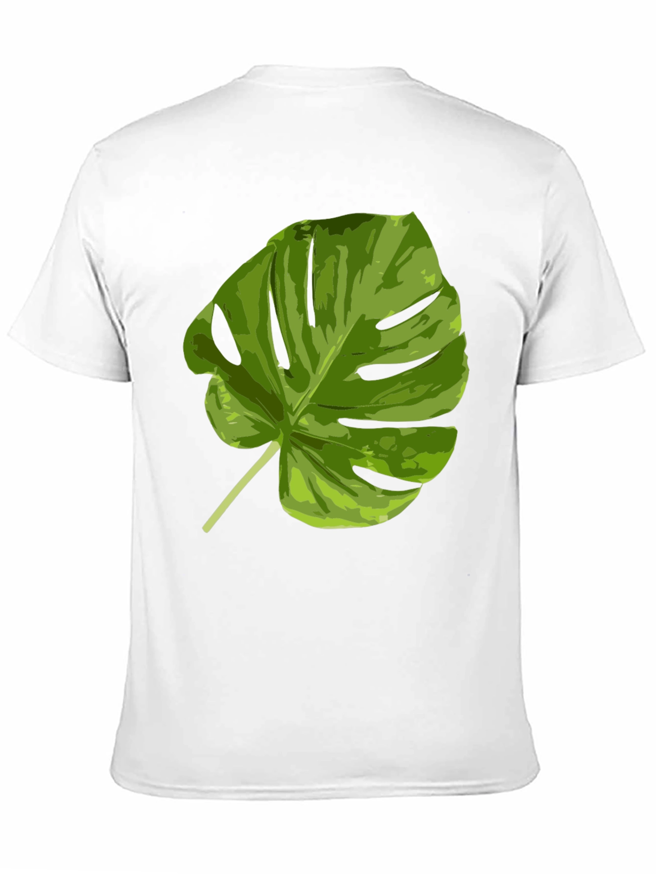 Tropical Monstera Leaf Graphic T-Shirt