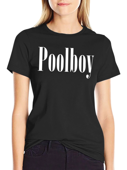 Poolboy Graphic Tee - Black Cotton T-Shirt