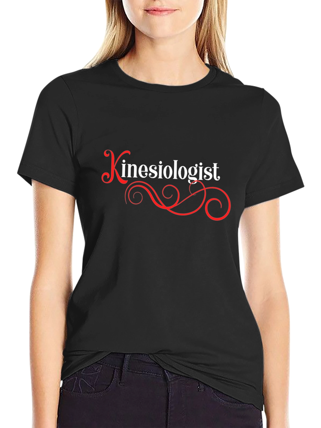 Kinesiologist T-Shirt - Black Graphic Tee