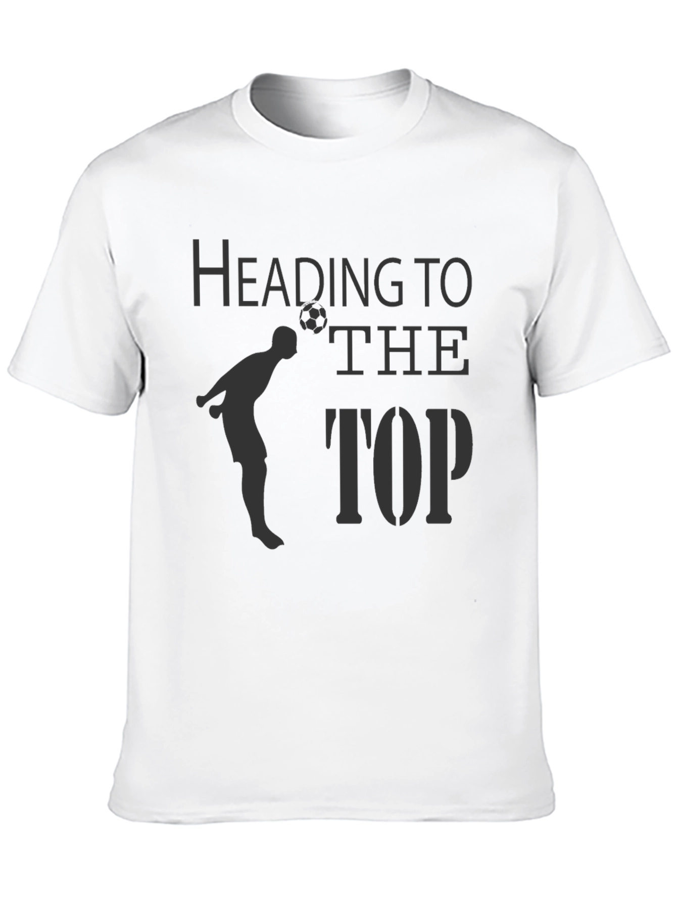 Heading To The Top Soccer Graphic Tee