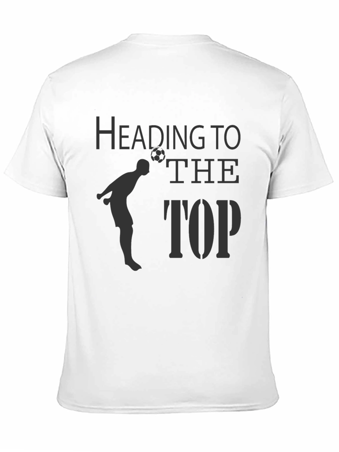 Heading To The Top Soccer Graphic Tee