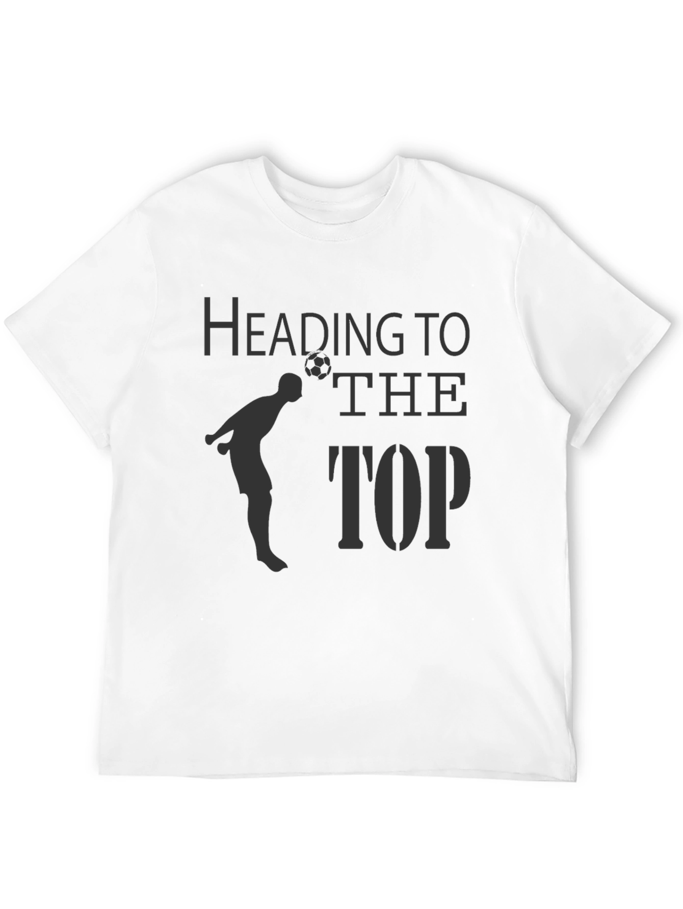 Heading To The Top Soccer Graphic Tee
