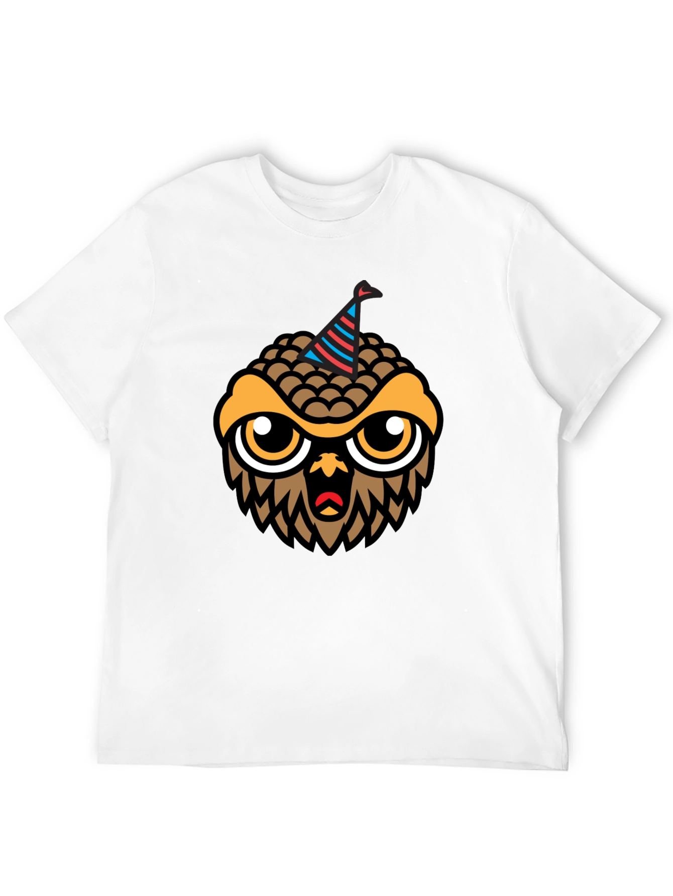 Owl Graphic Tee: Fun Party Animal Design