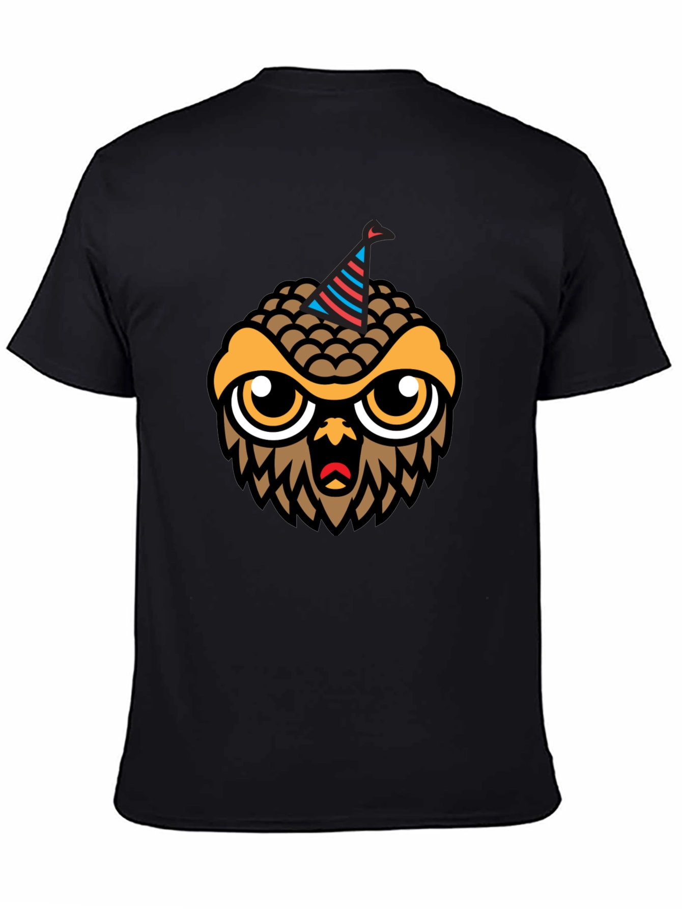 Owl Graphic Tee: Fun Party Animal Design