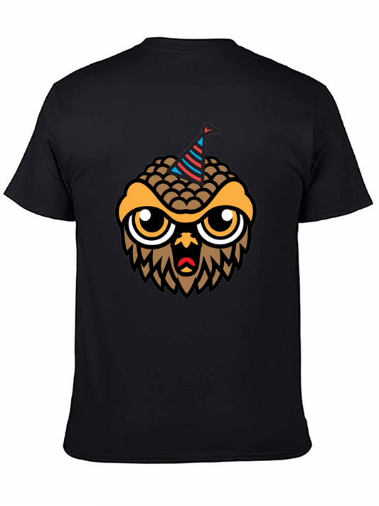 Owl Graphic Tee: Fun Party Animal Design