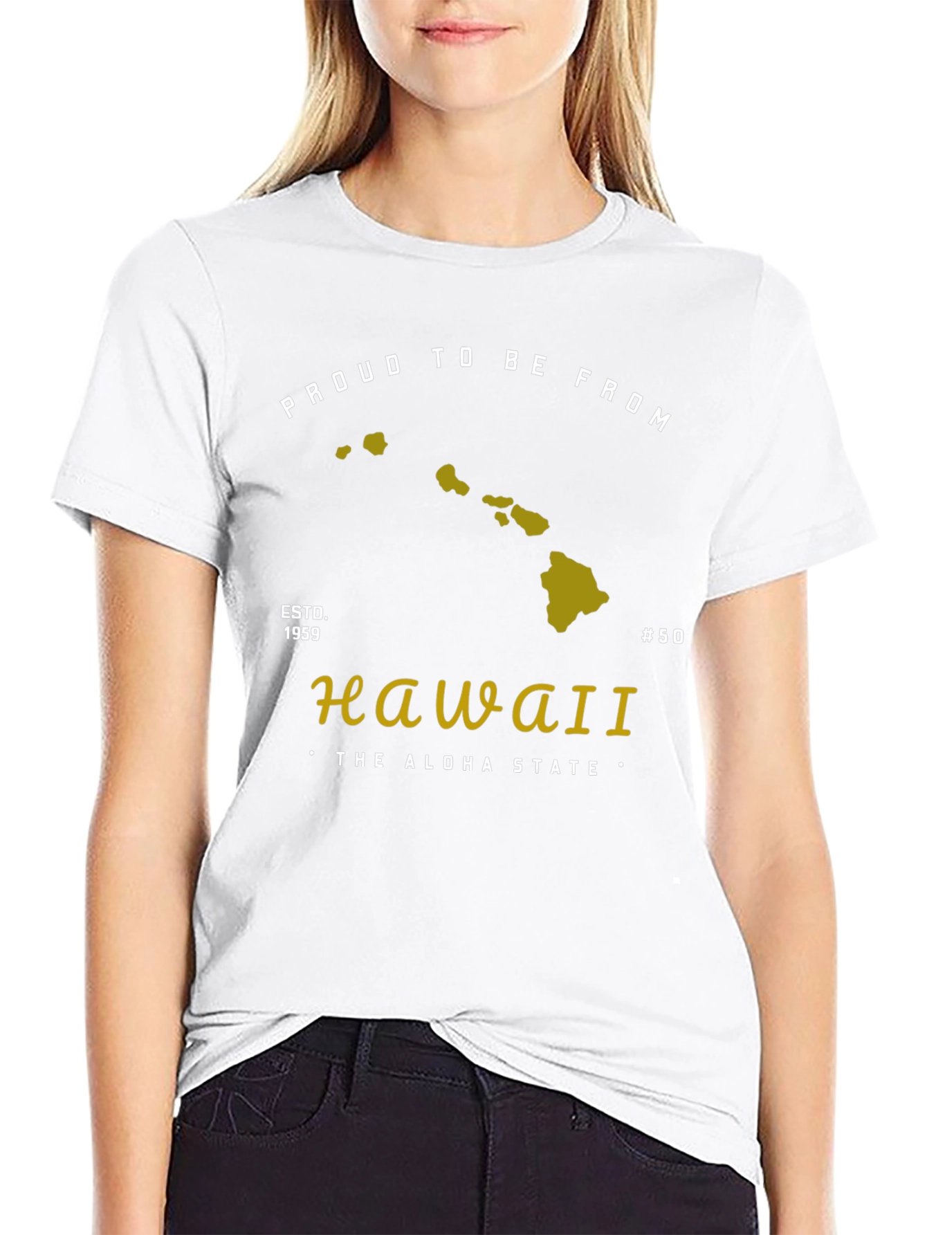 Hawaii Proud Aloha State T-Shirt